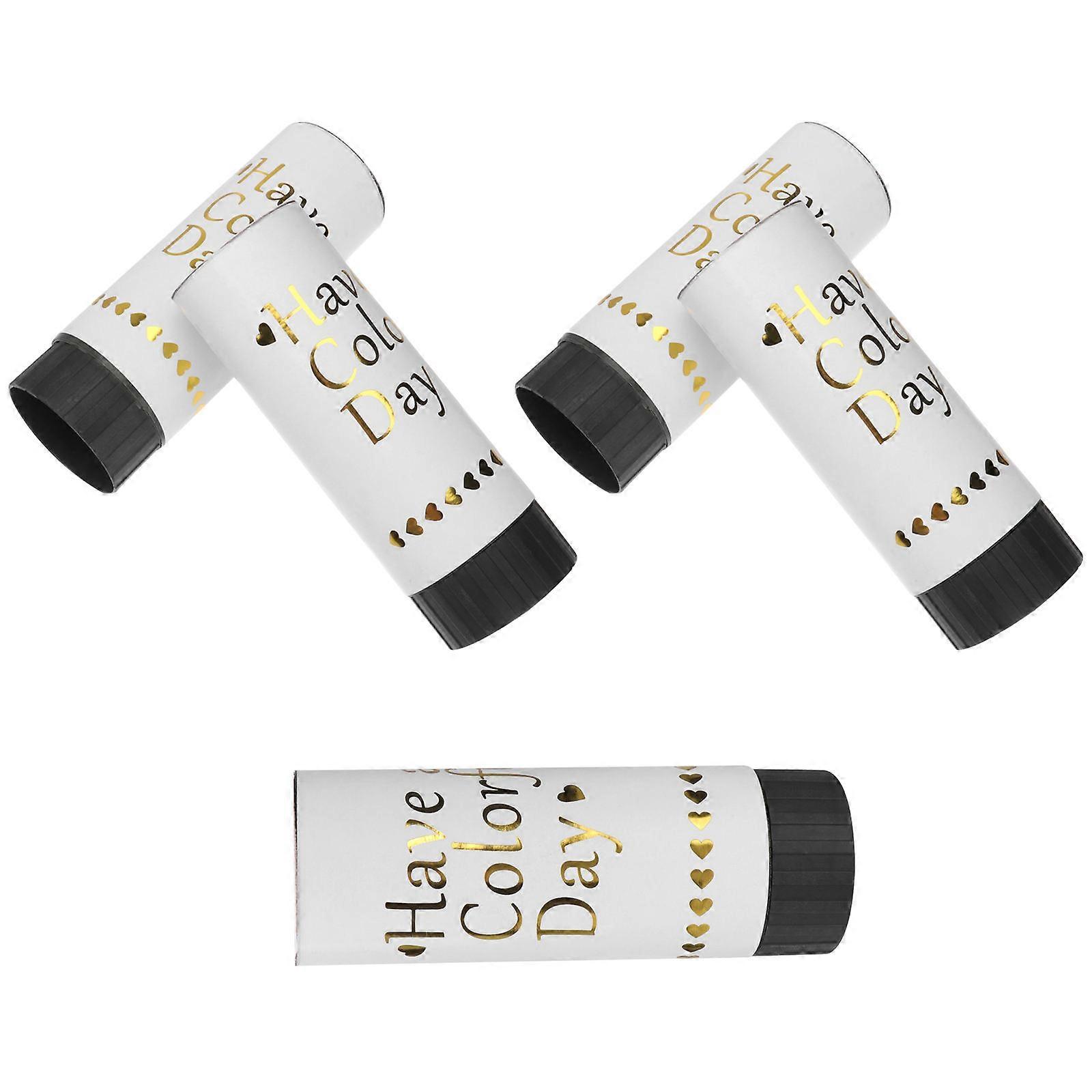 Handheld Confetti Tube Spring Compressed for Decoration 5Pcs Pack