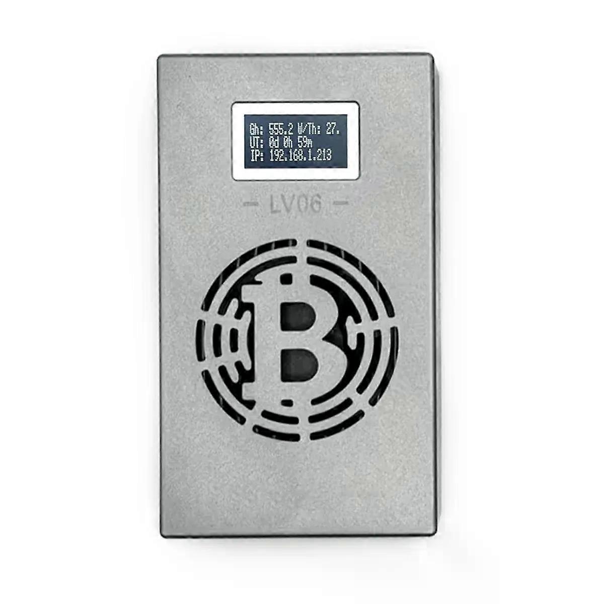 ABLG Bitcoin LV06 Silent Miner Machine BTC Miner 500GH/S Hashrate Crypto Mining Machine Lottery Miner AU Plug