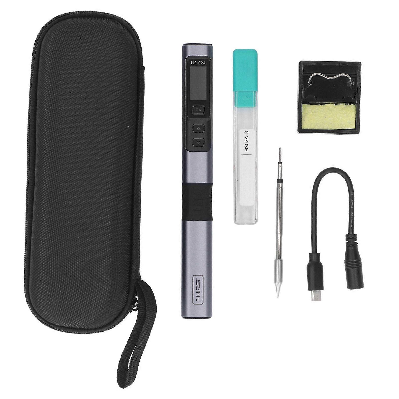 Soldering Iron Kit DC 96W PD 65W 0.96 Inch IPS Screen Rapid Heating Mini Digital Soldering Iron