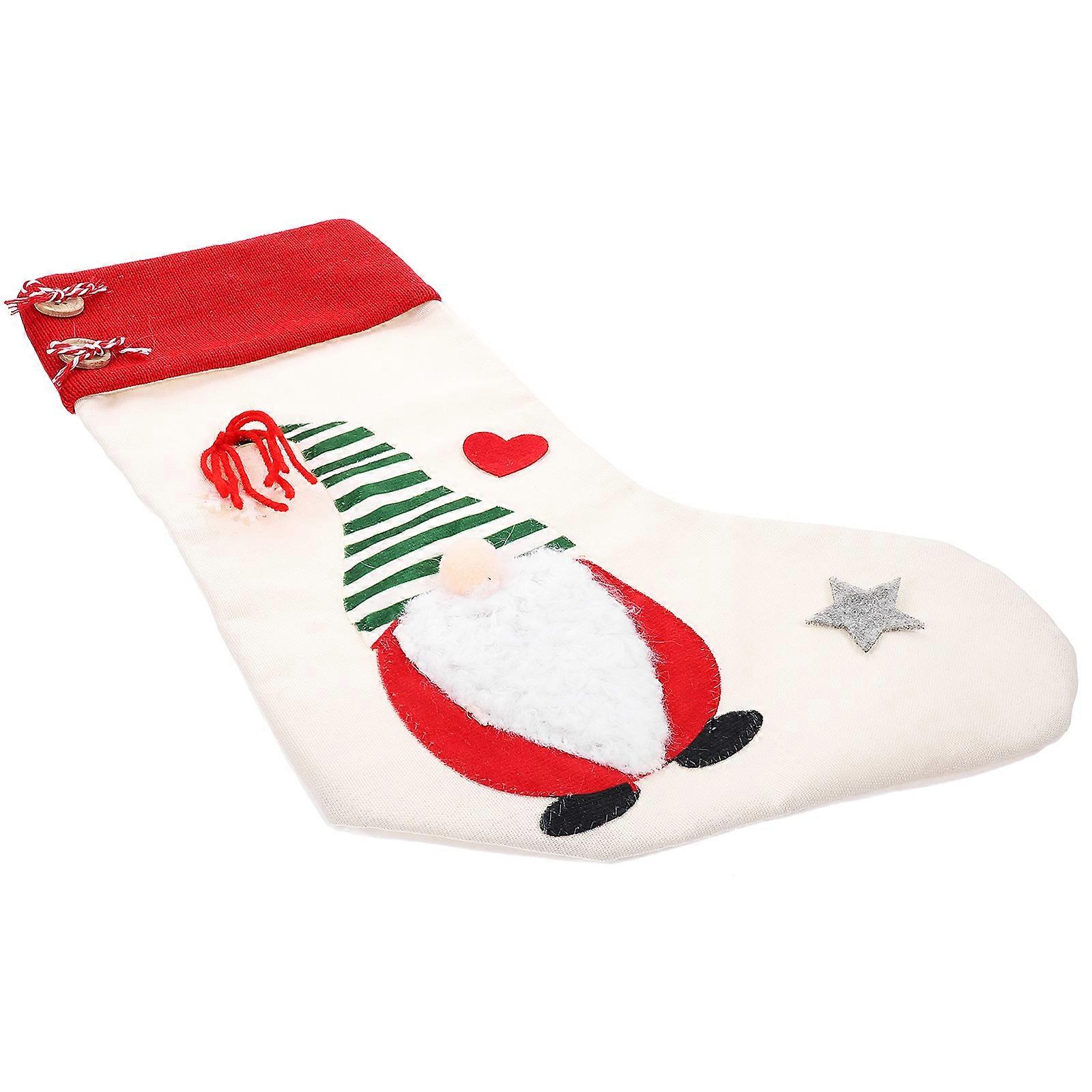 Christmas Stocking Decorative Xmas Stocking Gift Filler 3Pcs Hanging Sock