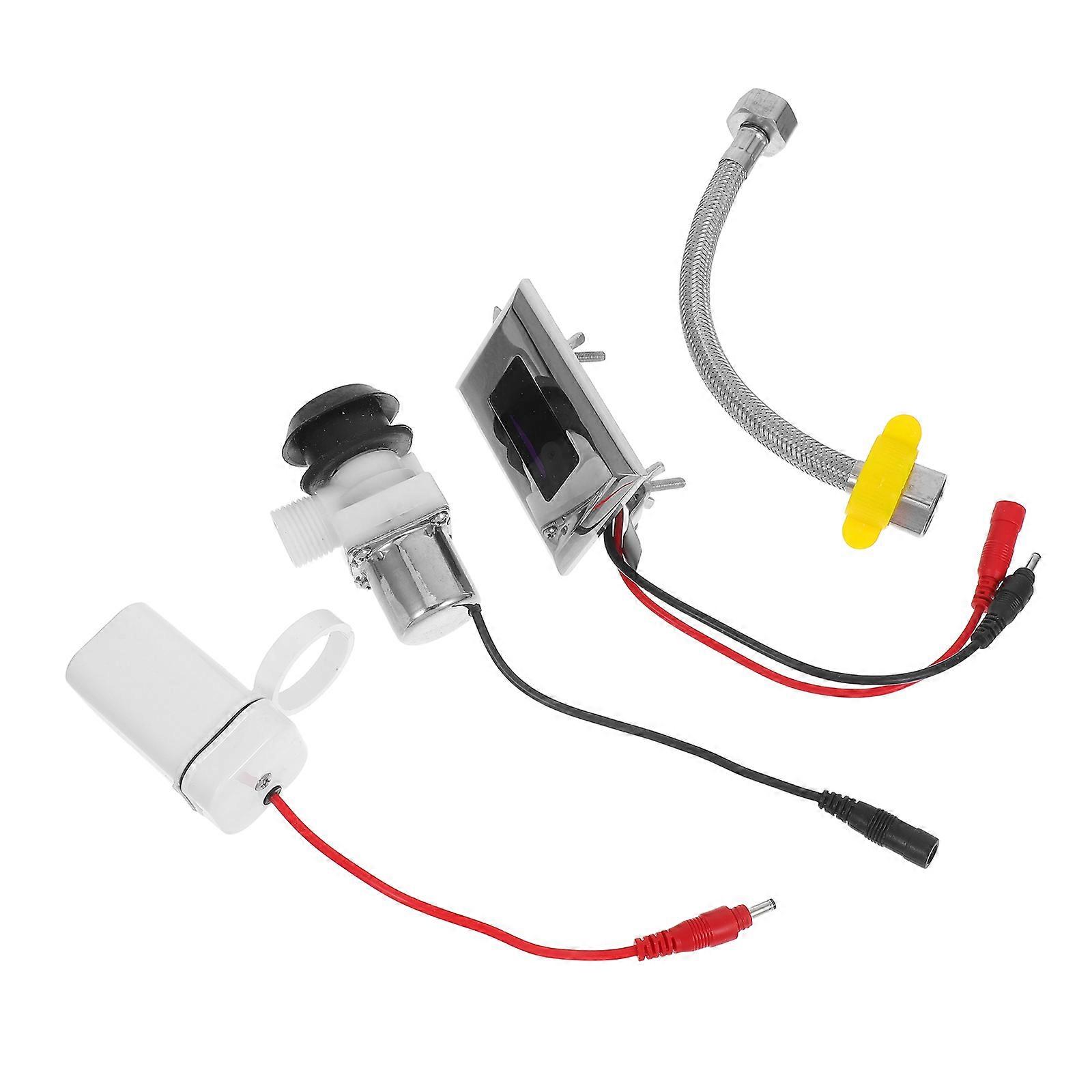Urinal Sensor Flush Valve Offers Touchless Operation 5Pcs Electric Valve Set