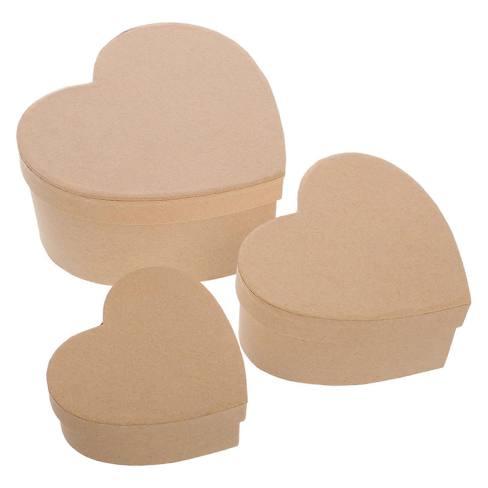 Heart Shaped DIY Paper Box for Special Occasions 9Pcs Pack