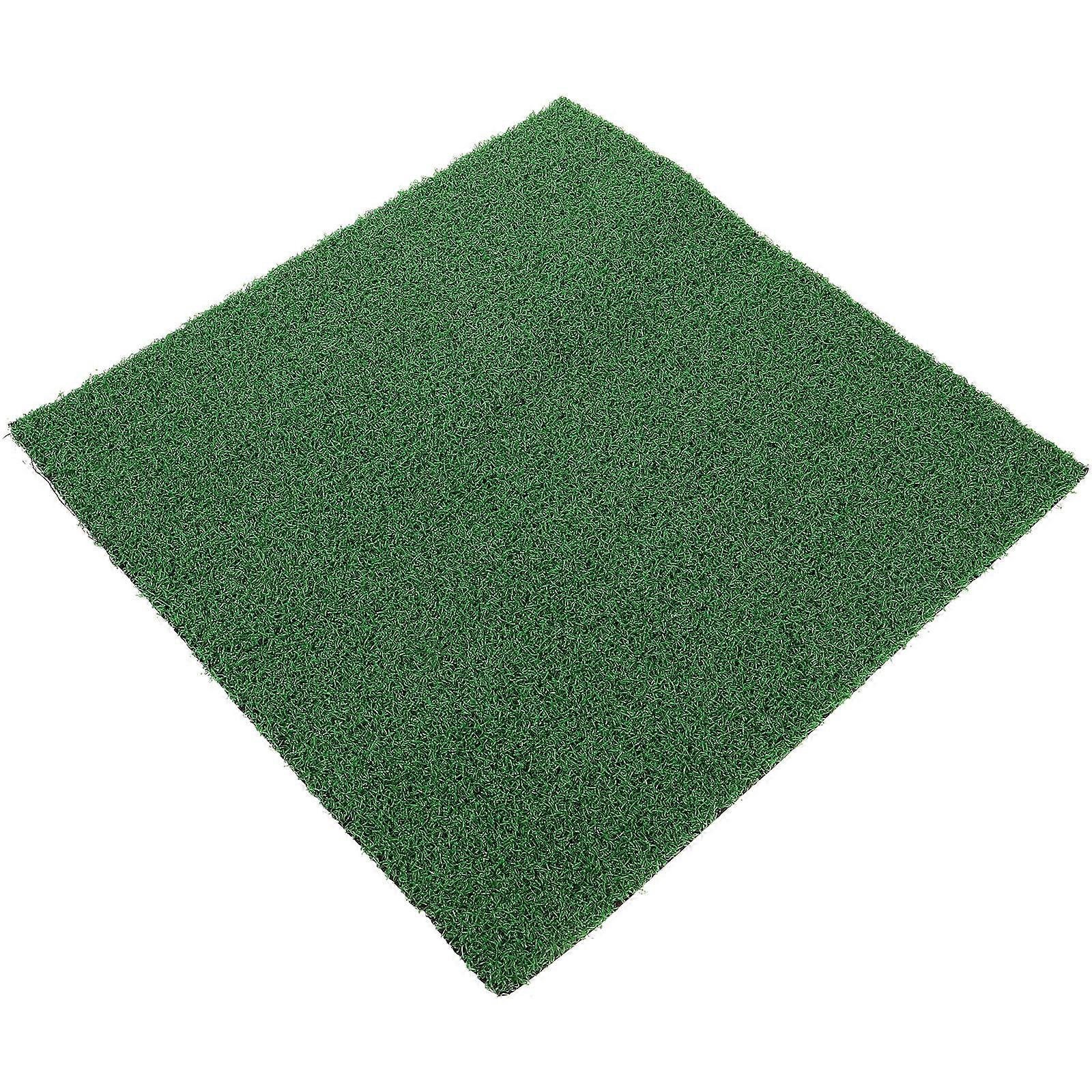 Turtle Basking Turf Platform for Aquarium Use 4Pcs Green Plastic Turf