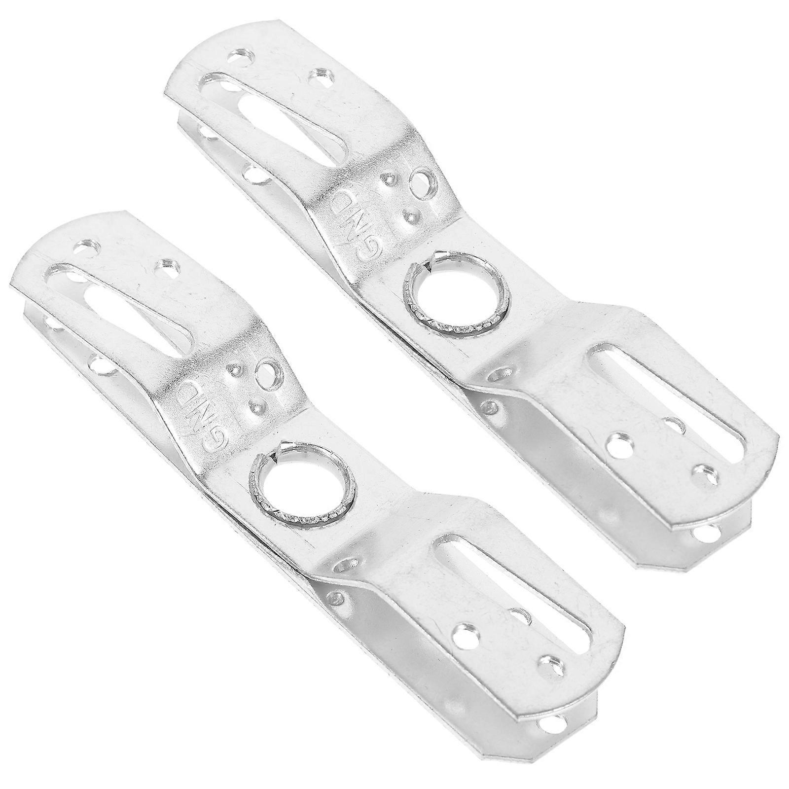 Silver Light Mount Brackets for Home Use 4Sets Stainless Steel Durable