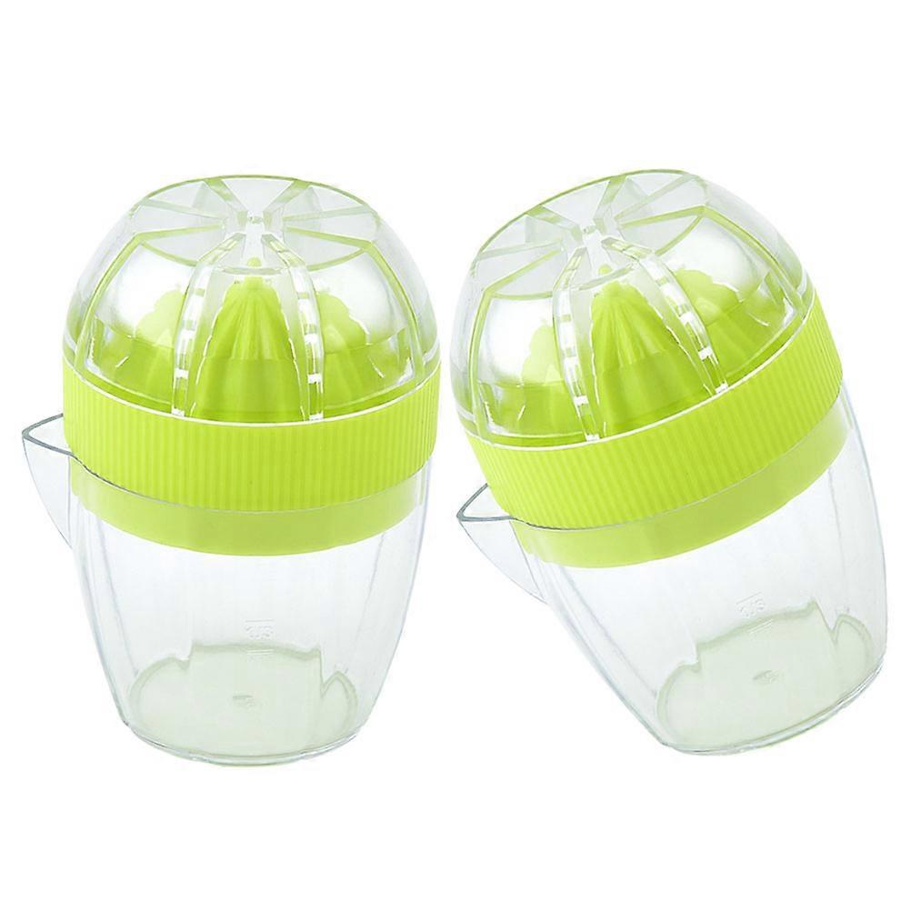 Hand Operated Press Juicer 2Pcs Perfect For Family And Friends Gatherings In Rectangle Shape And Small Size