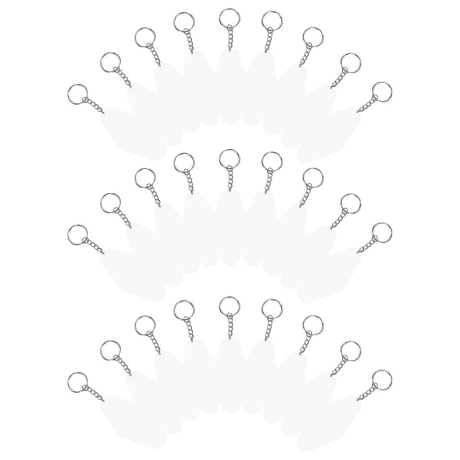 Key Chain Acrylic Keys for Hanging and Organizing 60Sets