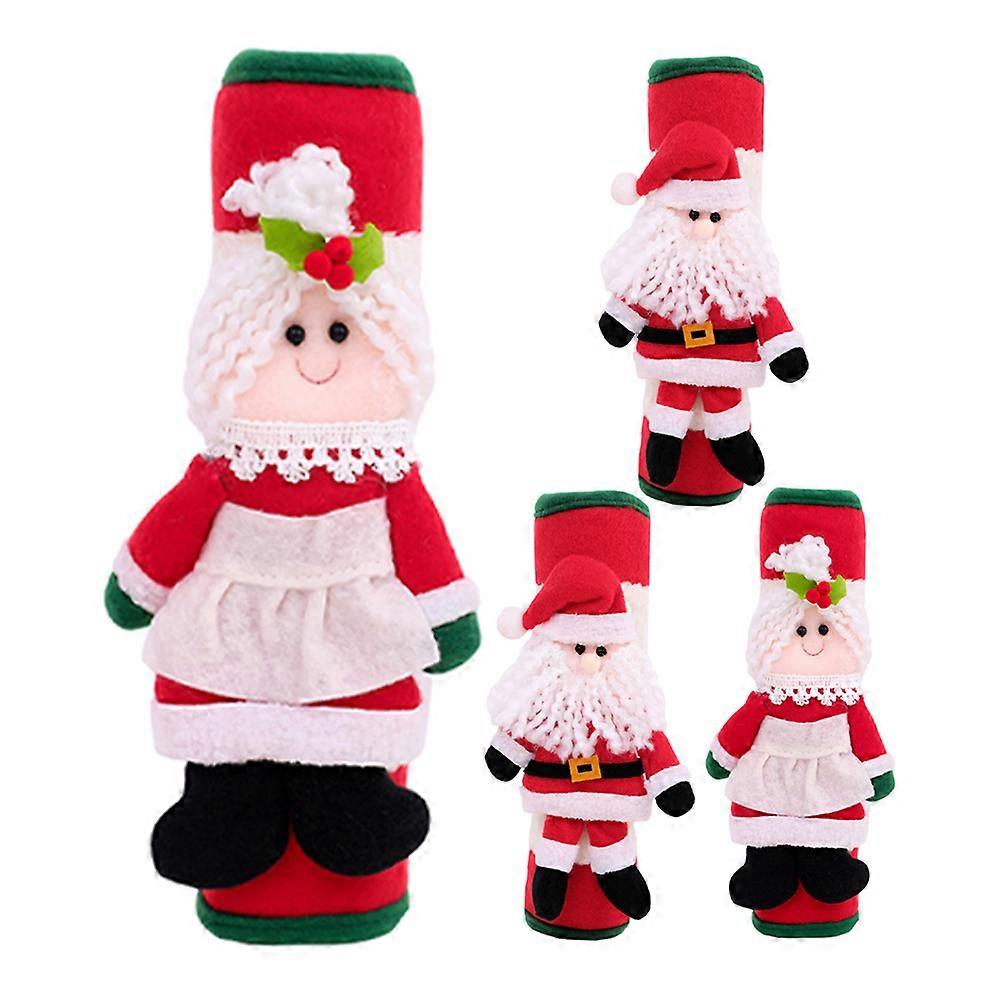 8 Pcs Decorative Refrigerator Door Handle Cover For Autumn And Winter Use Chic Design That Protects Hands From Coldness