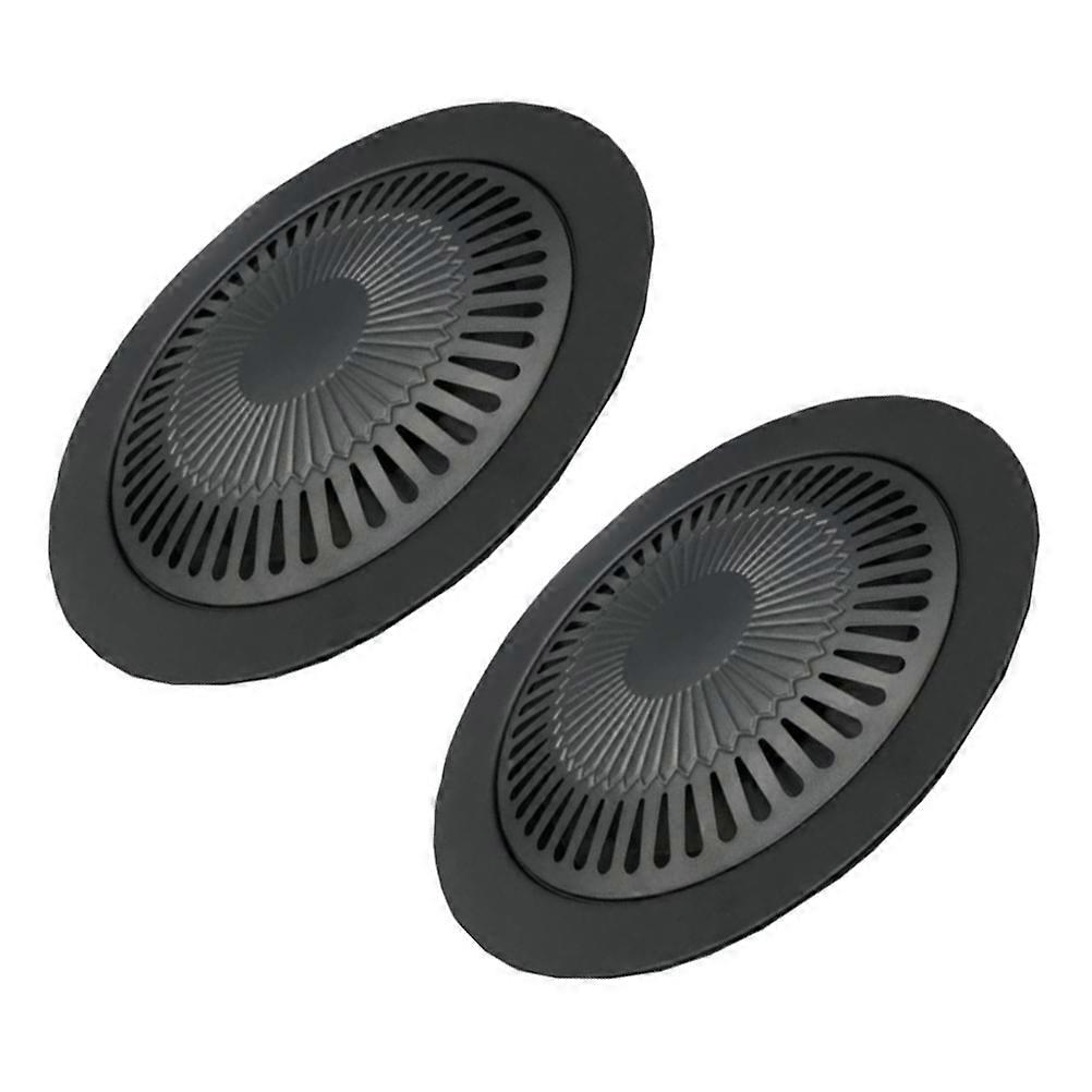Round Oven Barbecue Tray Baking Pan for Barbecue 4Sets Lightweight