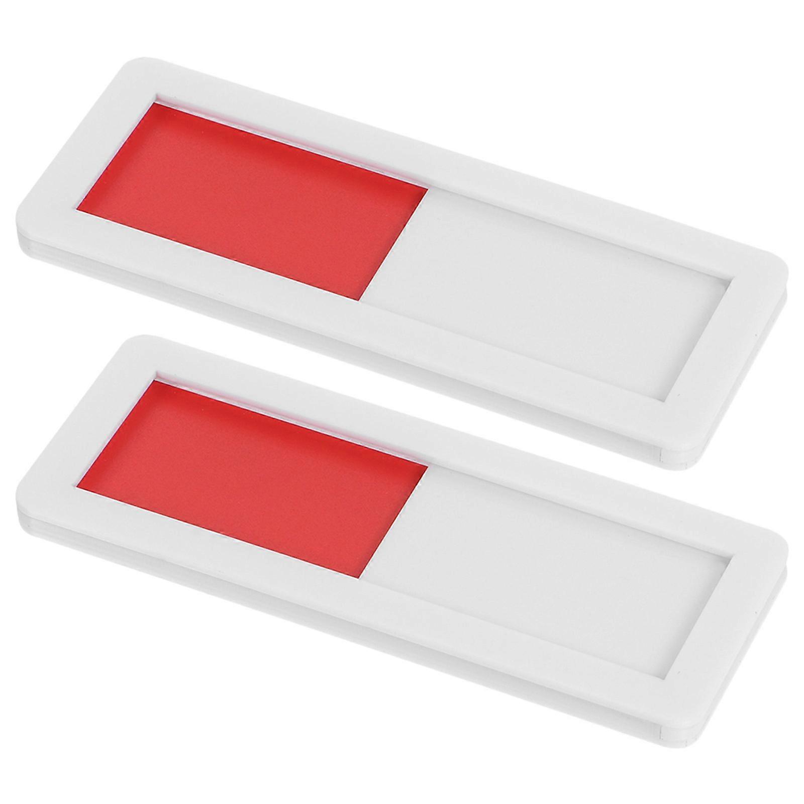 Open Closed Slider Privacy Sign for Office 10Pcs Acrylic Indicator