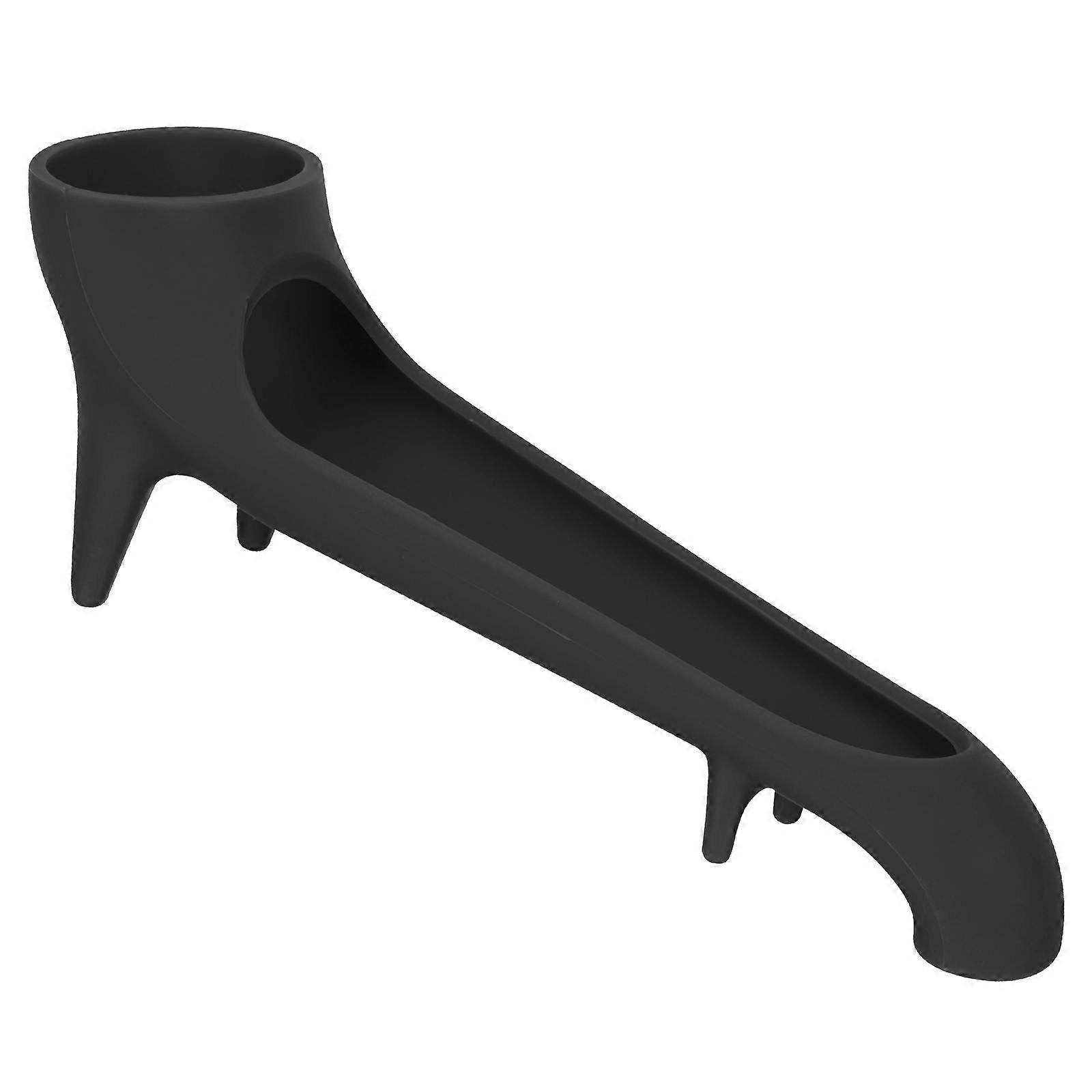 Water Guide Auxiliary Device for Coffee Machine Water Conduction 5Pcs Black Silicone