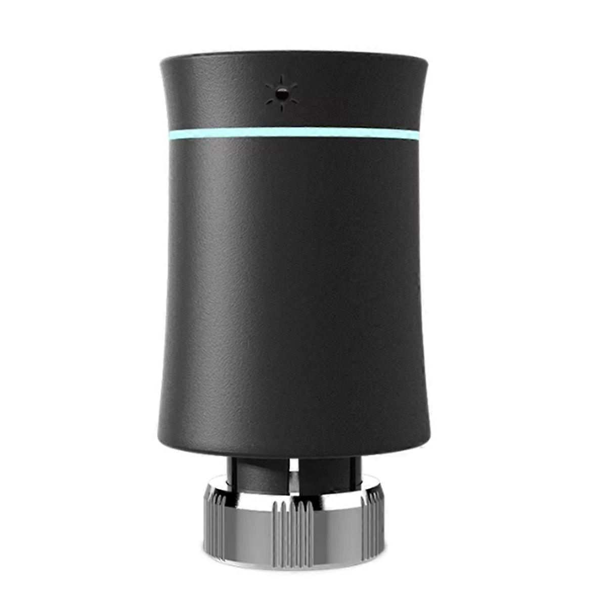 Smart home constant temperature air valve app timing black