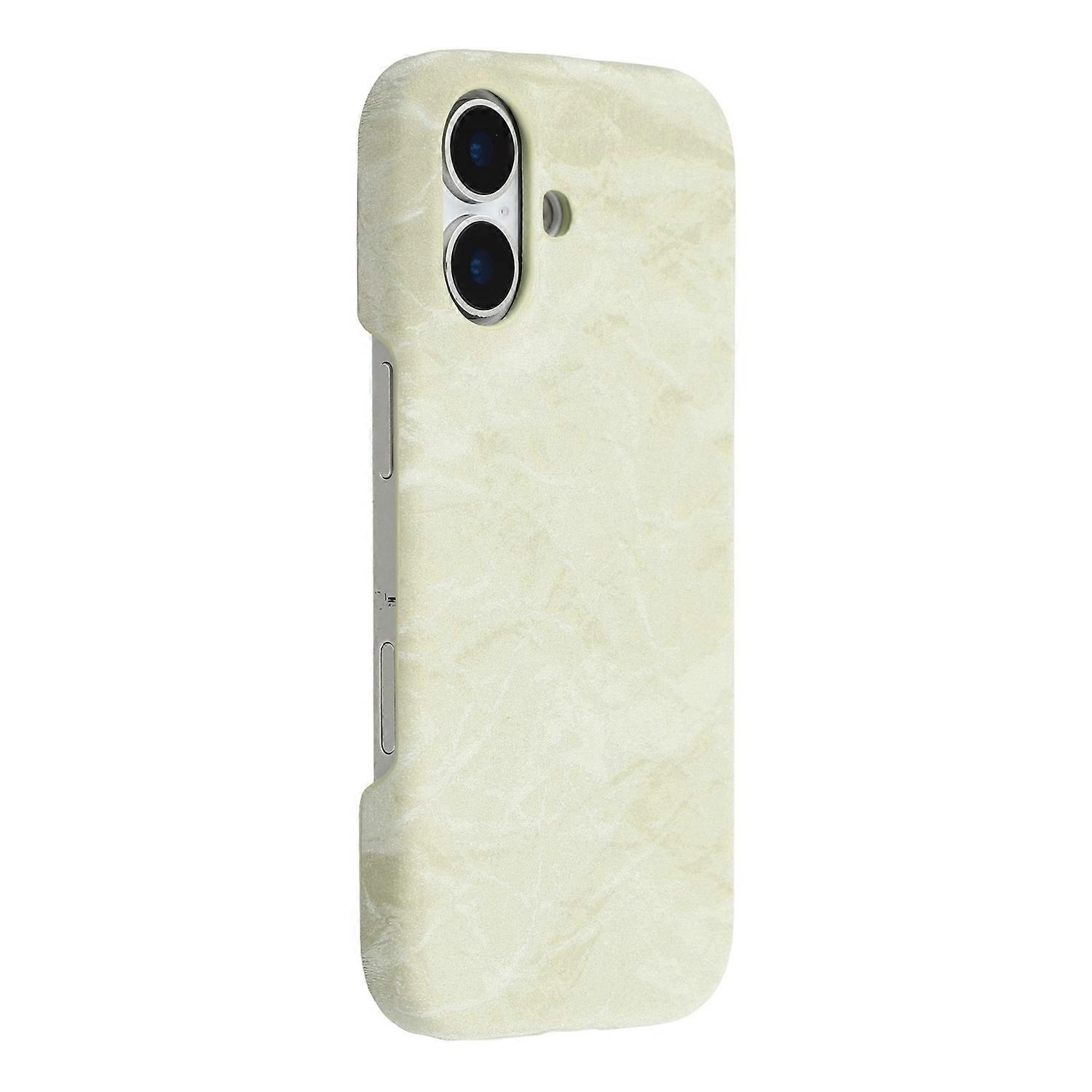 Coque iPhone 17 en cuir texturé velours + coque arrière PC