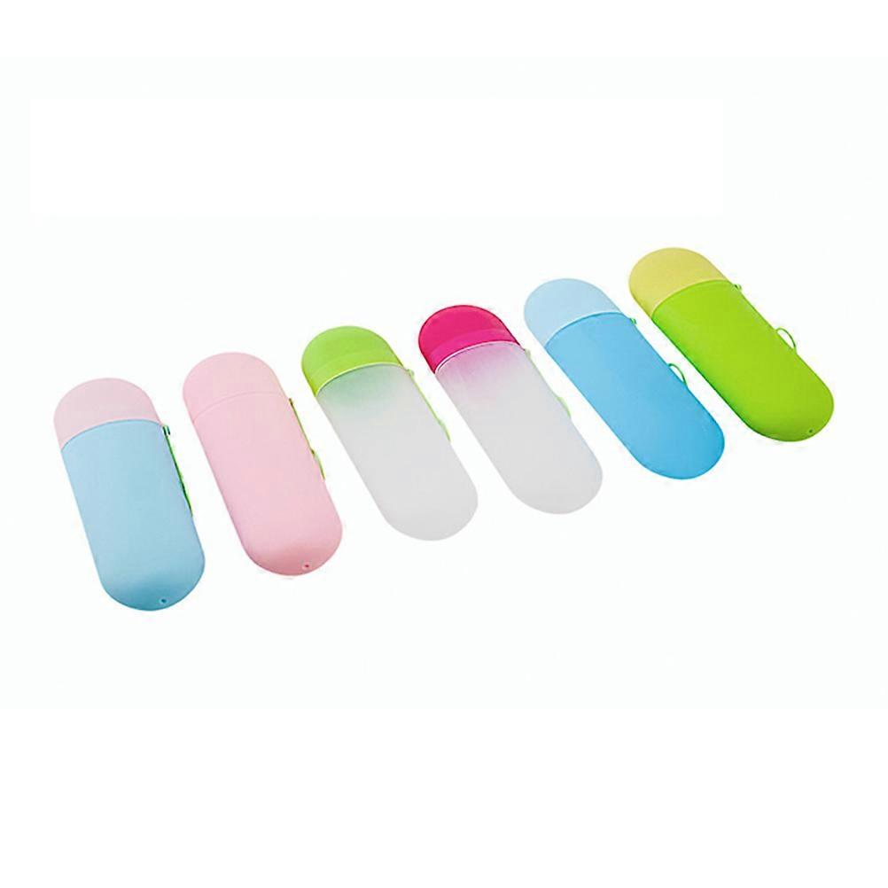 PP Toothbrush and Toothpaste Holder for Travel 3Pcs Portable Storage Box