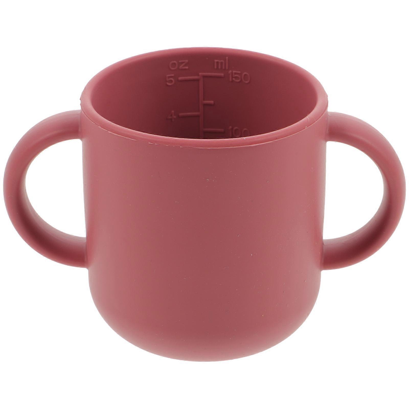 Training Cups for Toddlers Red Baby Trainer Cup for Drinking 3Pcs Set