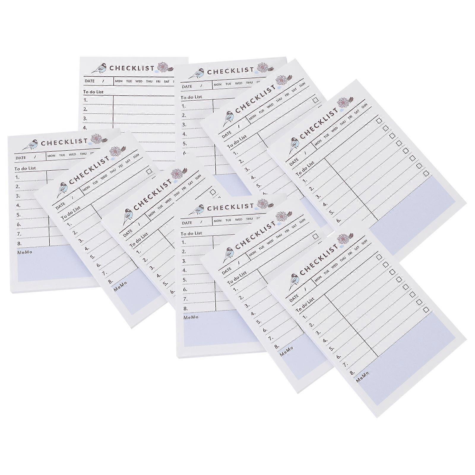 Schedule Notebooks Plan Writing for Students 20Pcs Daily Memo Pads