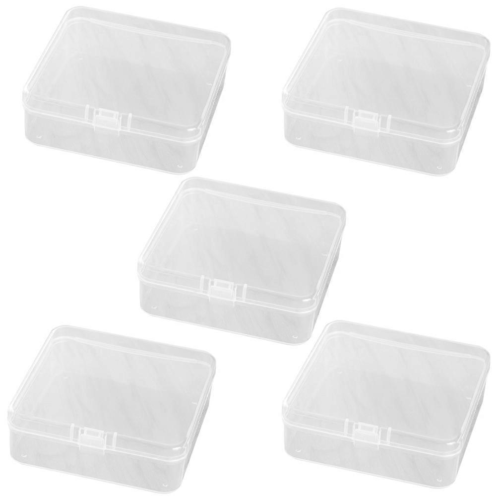 Transparent Small Plastic Boxes for Storage 10Pcs Multi-Function Organizer
