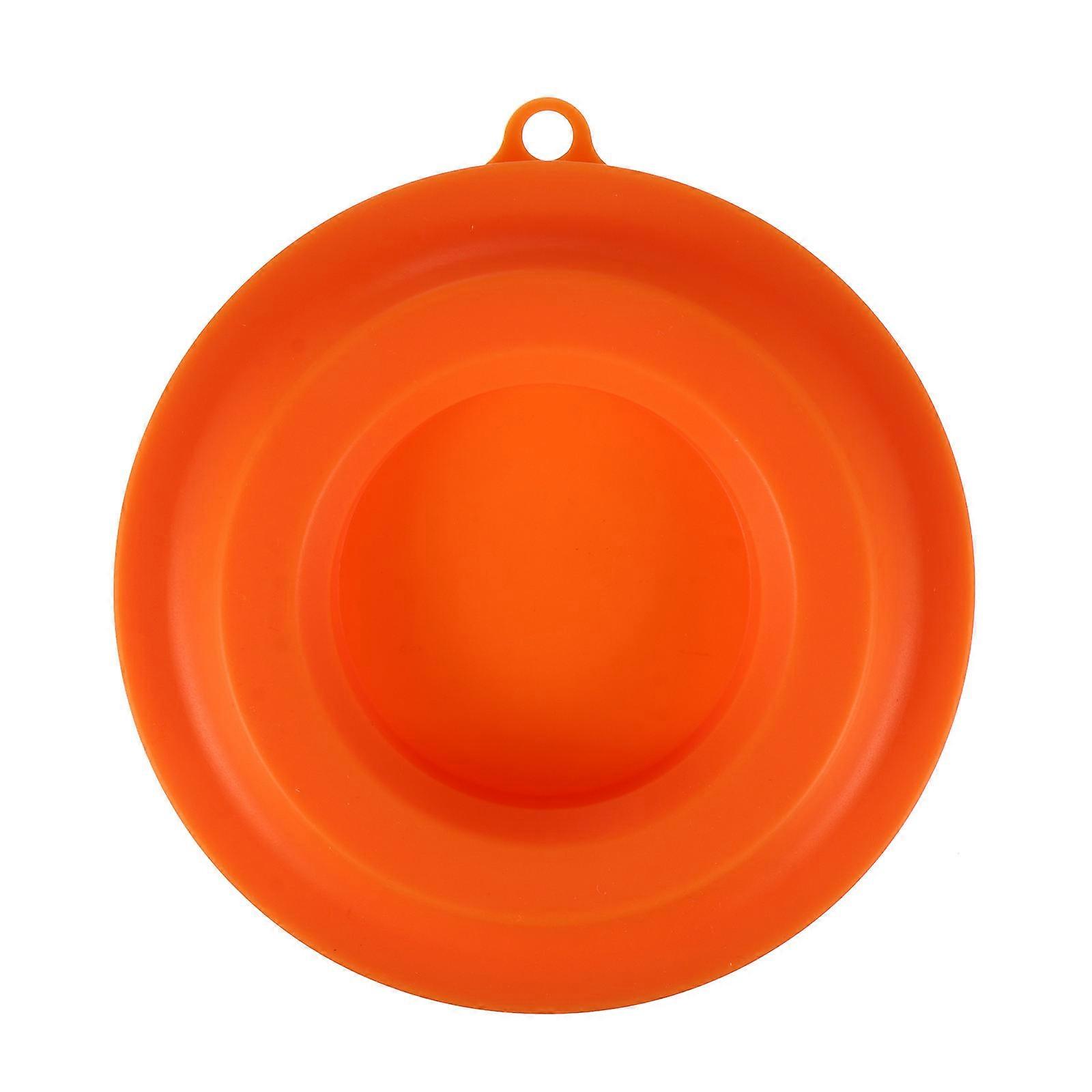 Pressure Cooker Lid Holder for Kitchen Use 2Pcs Silicone Orange Support