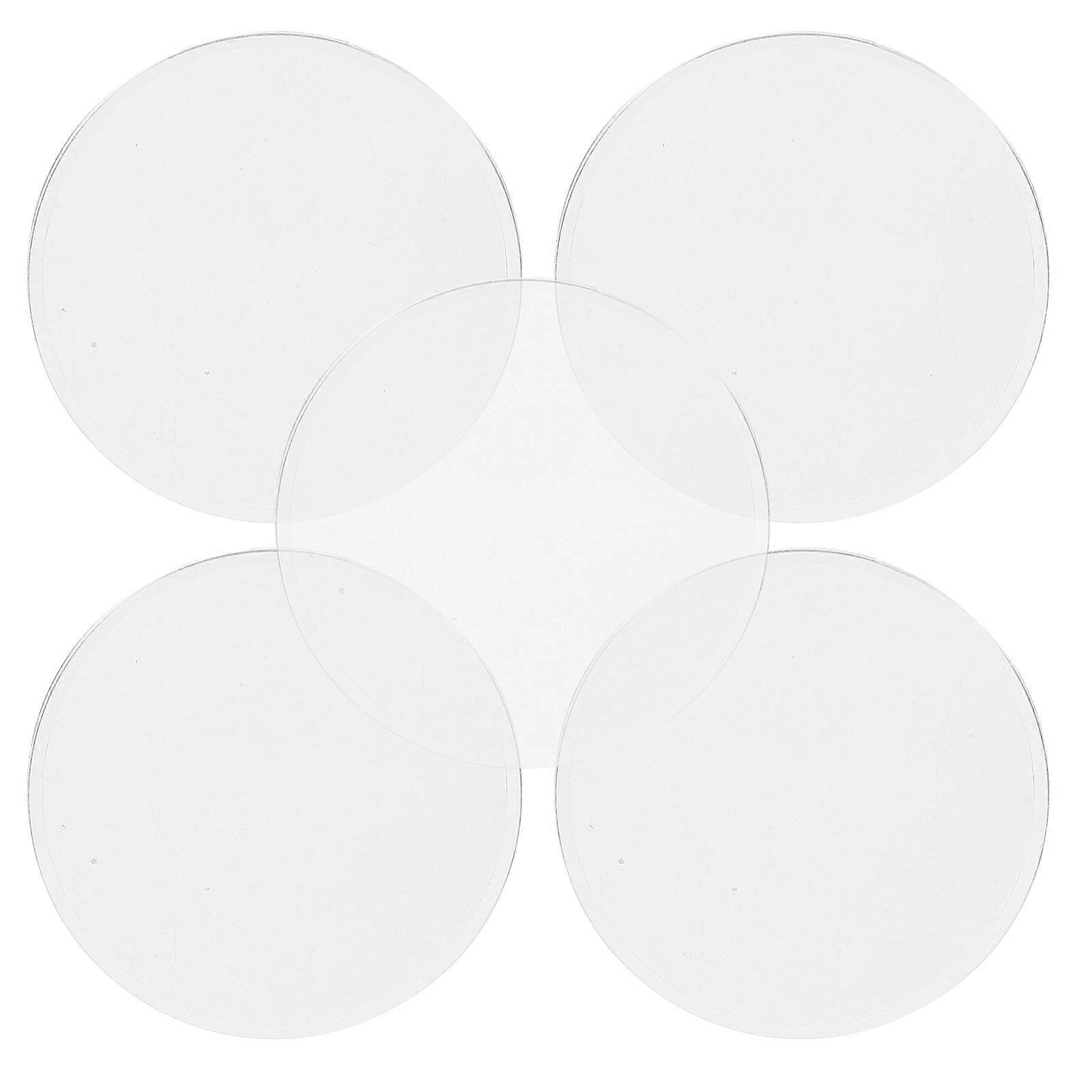 Clear Optical Lens Double Convex Lens for Experiment Learning 30Pcs