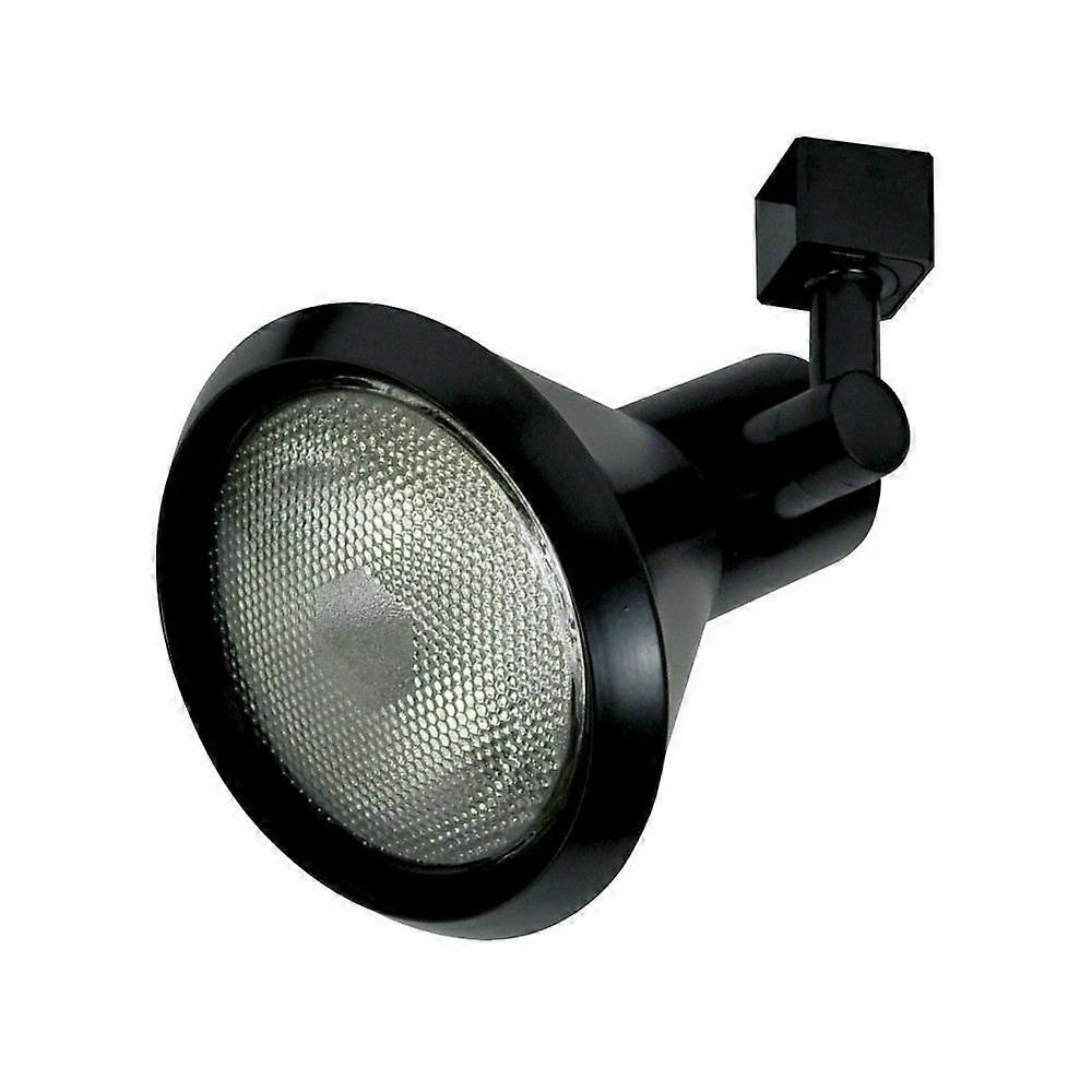 NTH-126B-Nora Lighting-One Light Cone H-Style Track Head Black Finish