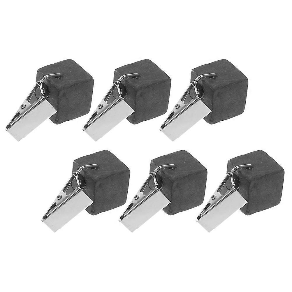 Tablecloth Weights with Clip Stone and Metal for Table Cover 30Pcs