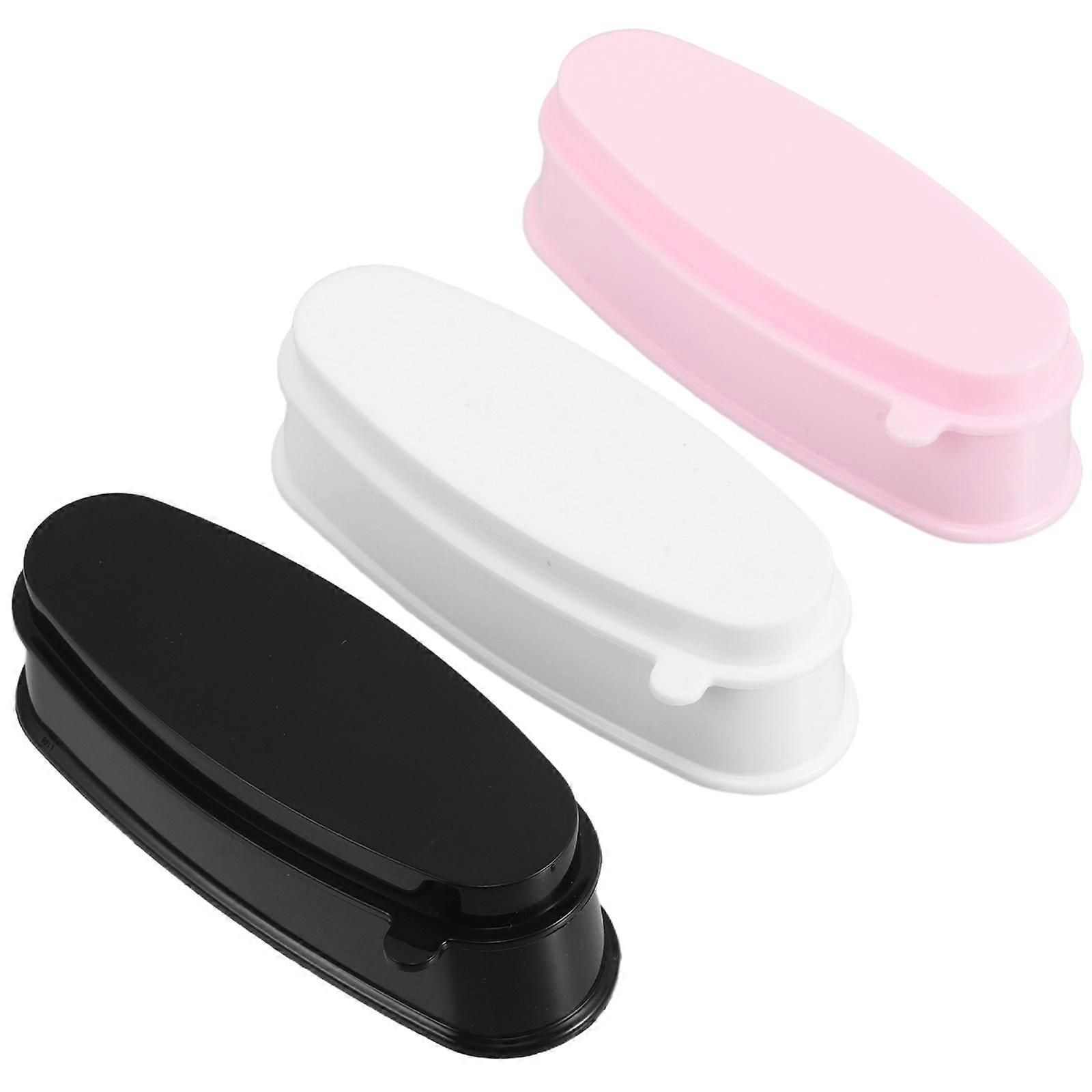 Nail Art Container French Nail Powder Recycling Tray for Manicure 15Pcs