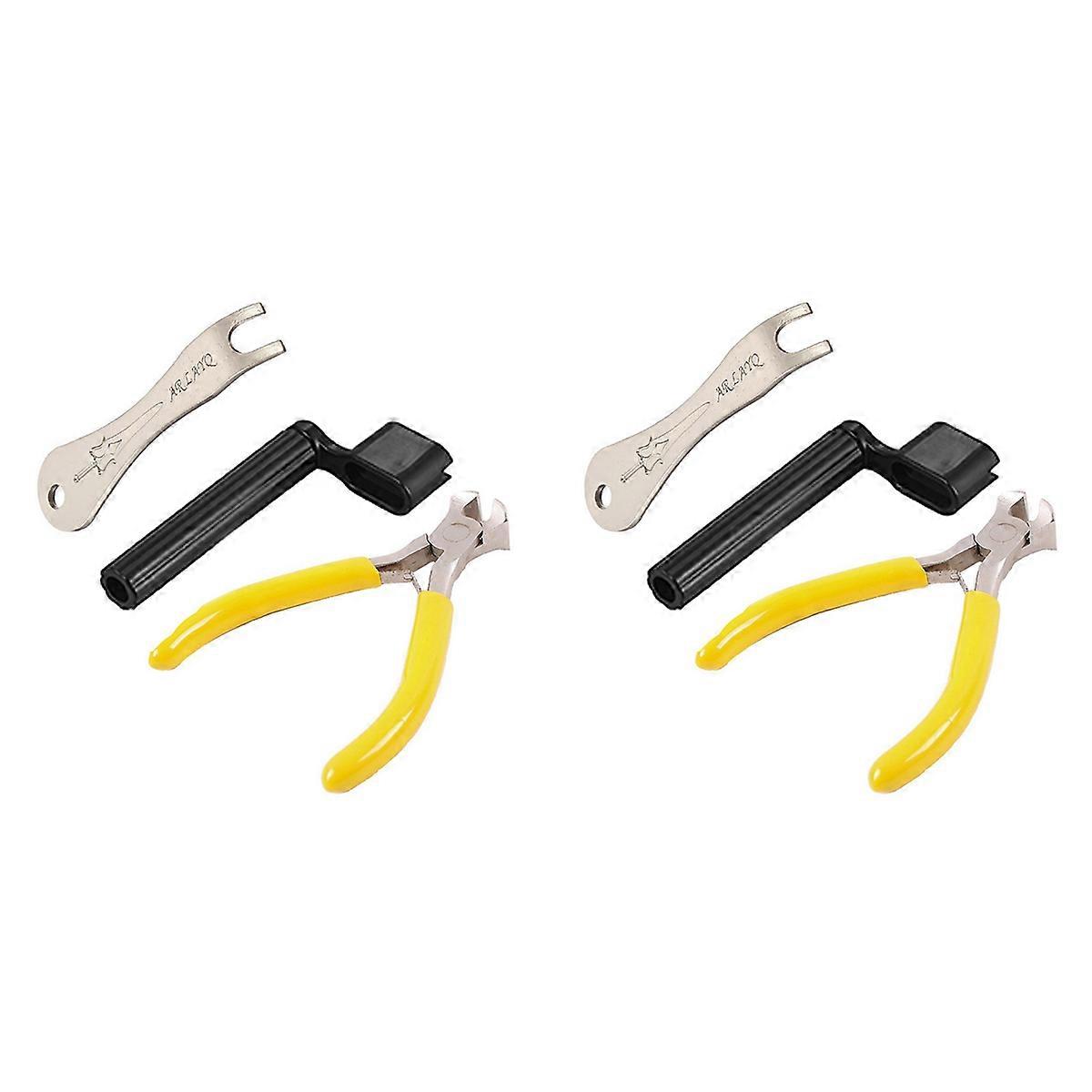 3Pcs Guitar Repair Maintenance Tool String Winder,String Cutter