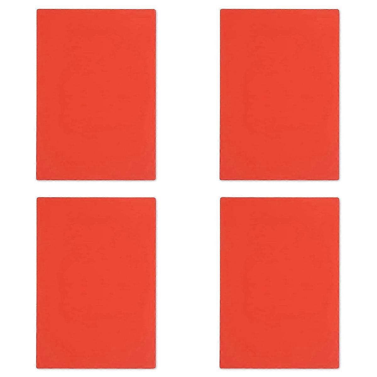 Stamp Sheet for Lasers Engraving Machine with A4 Size (Orange-Red)