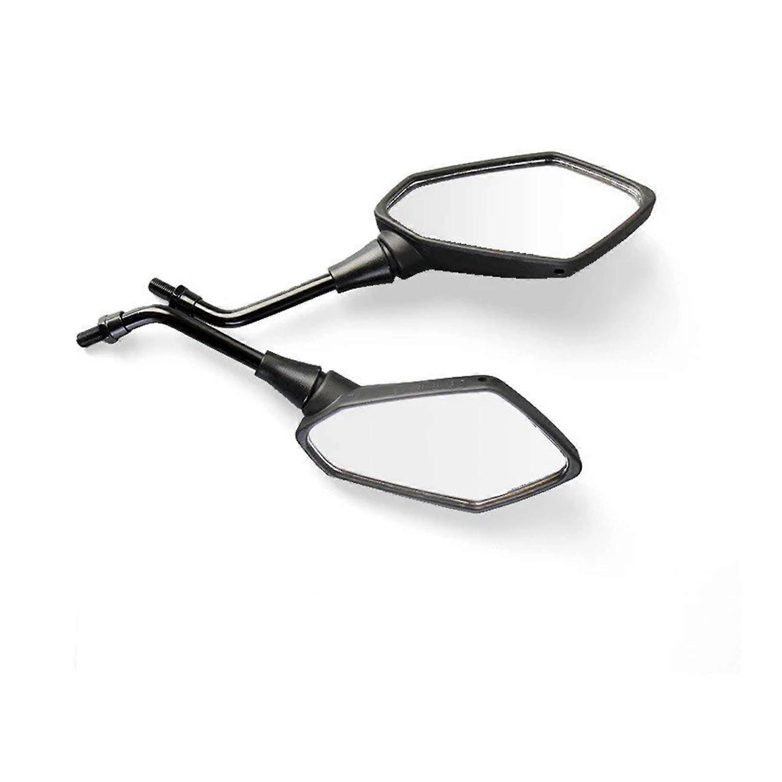 Motorcycle Rearview Mirror Universal 8mm 10mm Bar End Mount Convex Back Side Scooter Mirror