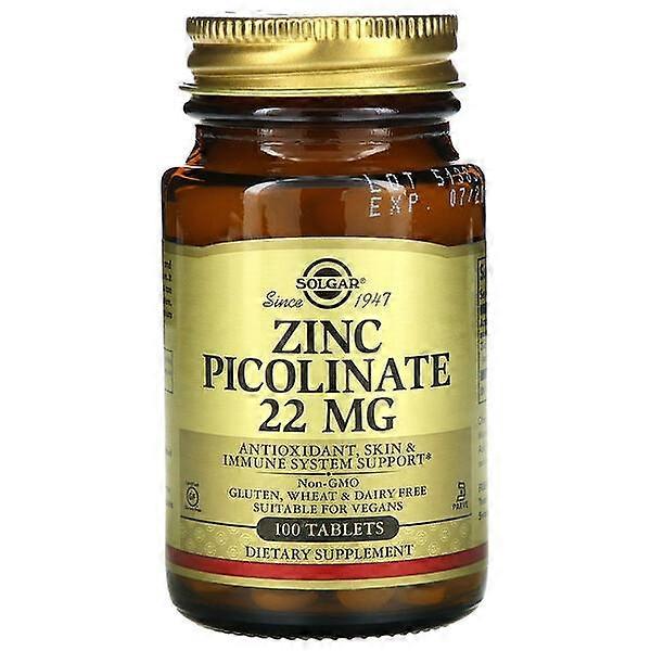 Solgar, Zinc Picolinate, 100 Tablets