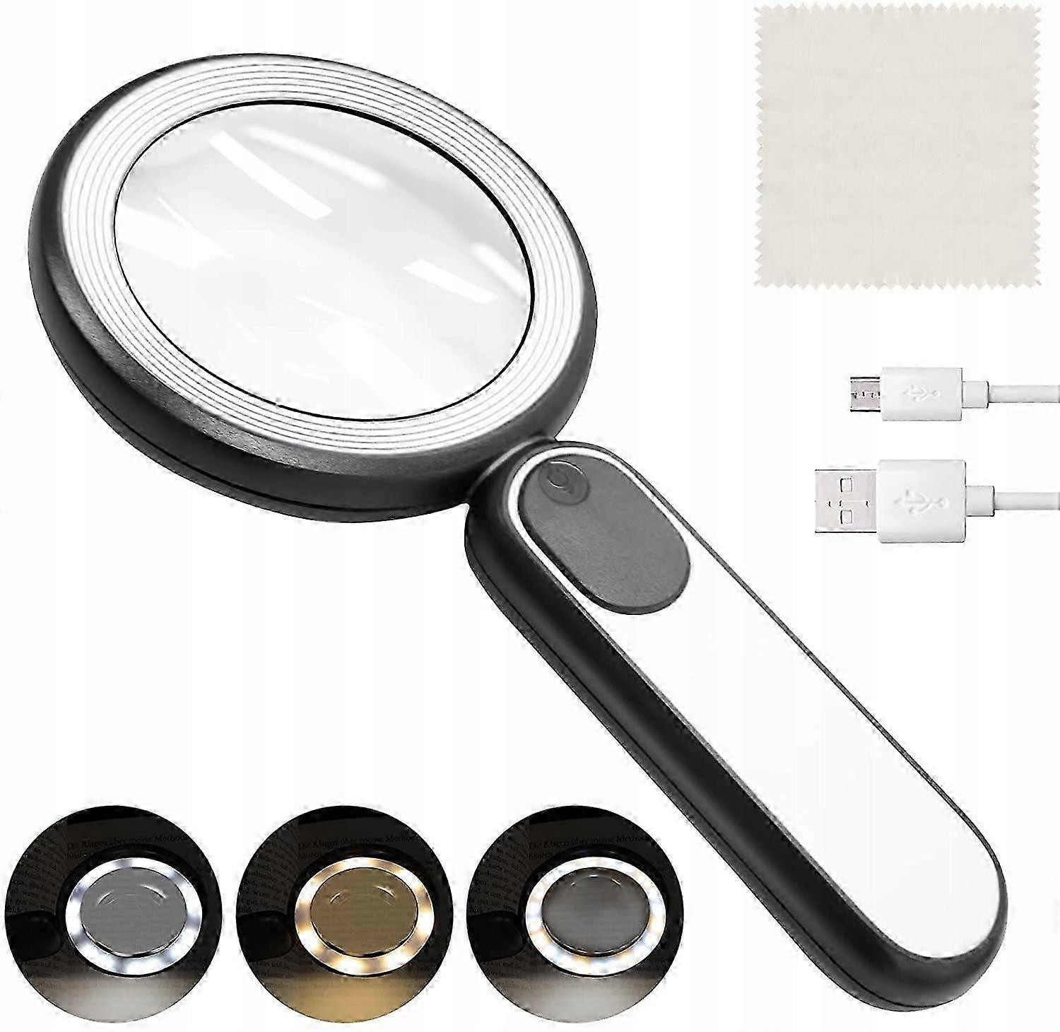 Magnifier Magnifying Glass 15x With Led Backlight
