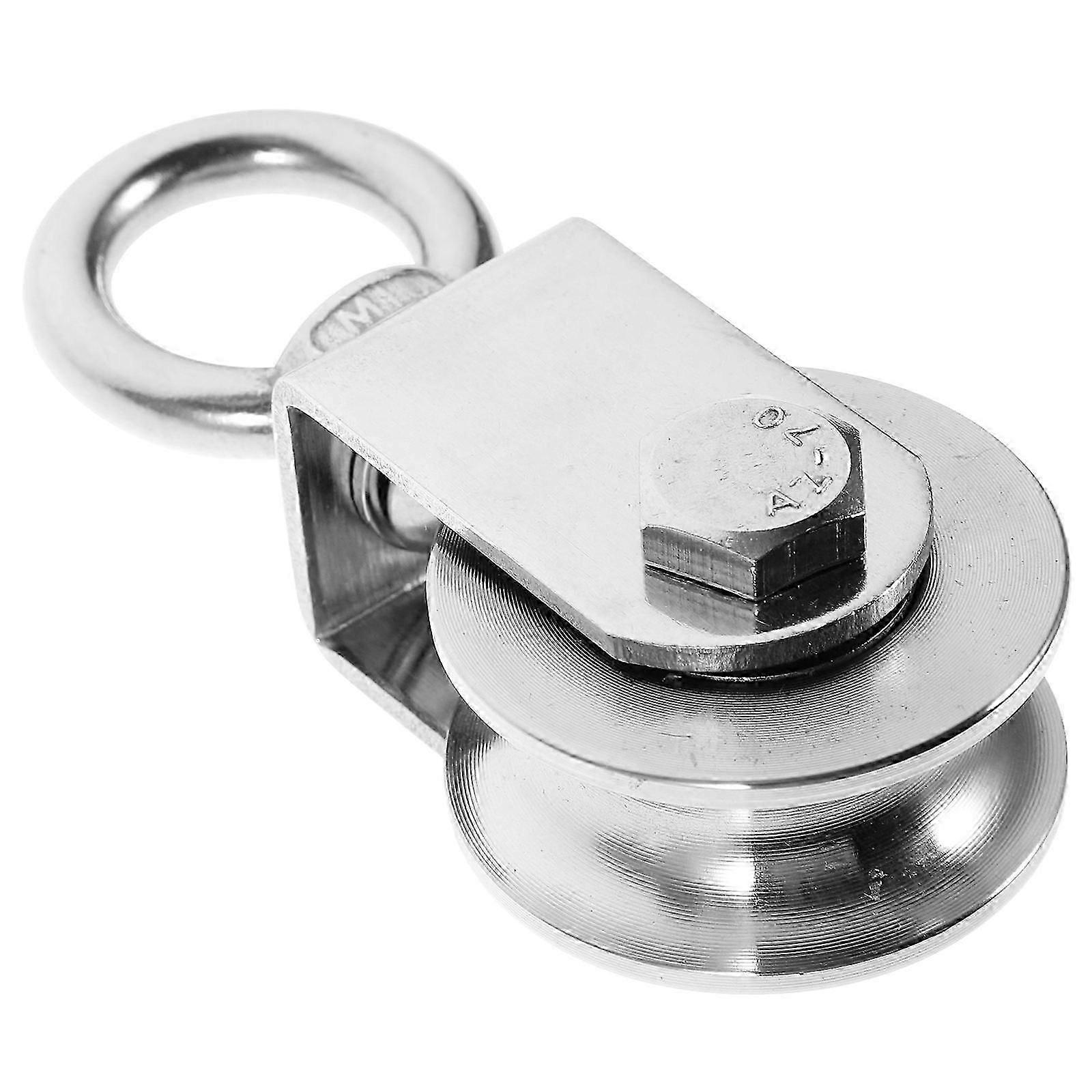 حبل بكرة عجلة رفع بكرة U نوع قطب للمحترفين 10.7X4.8X4.5CM الثقيلة 1 قطعة
