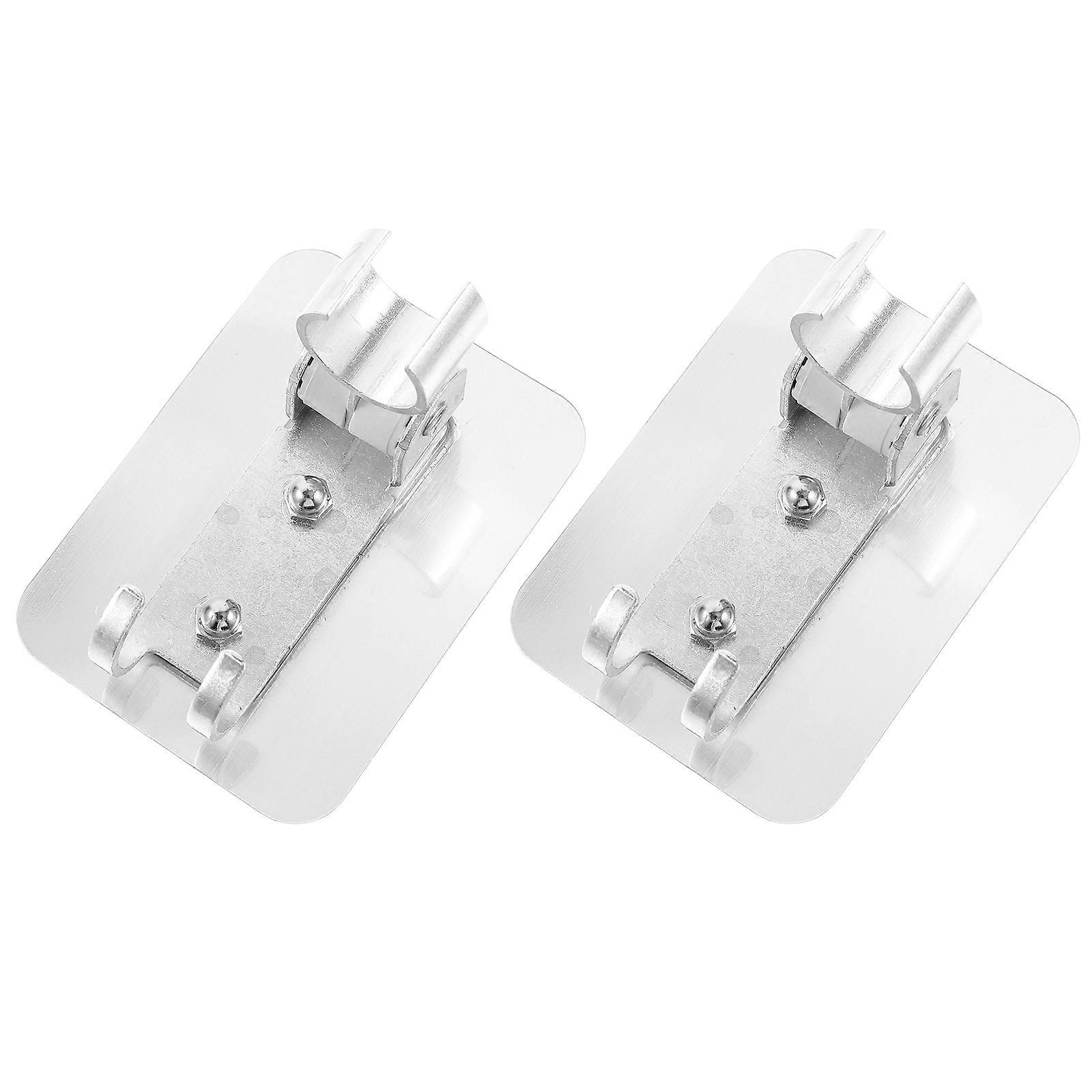 Shower Head Bracket for Fixing Shower Head 6Pcs Silver Aluminum Set