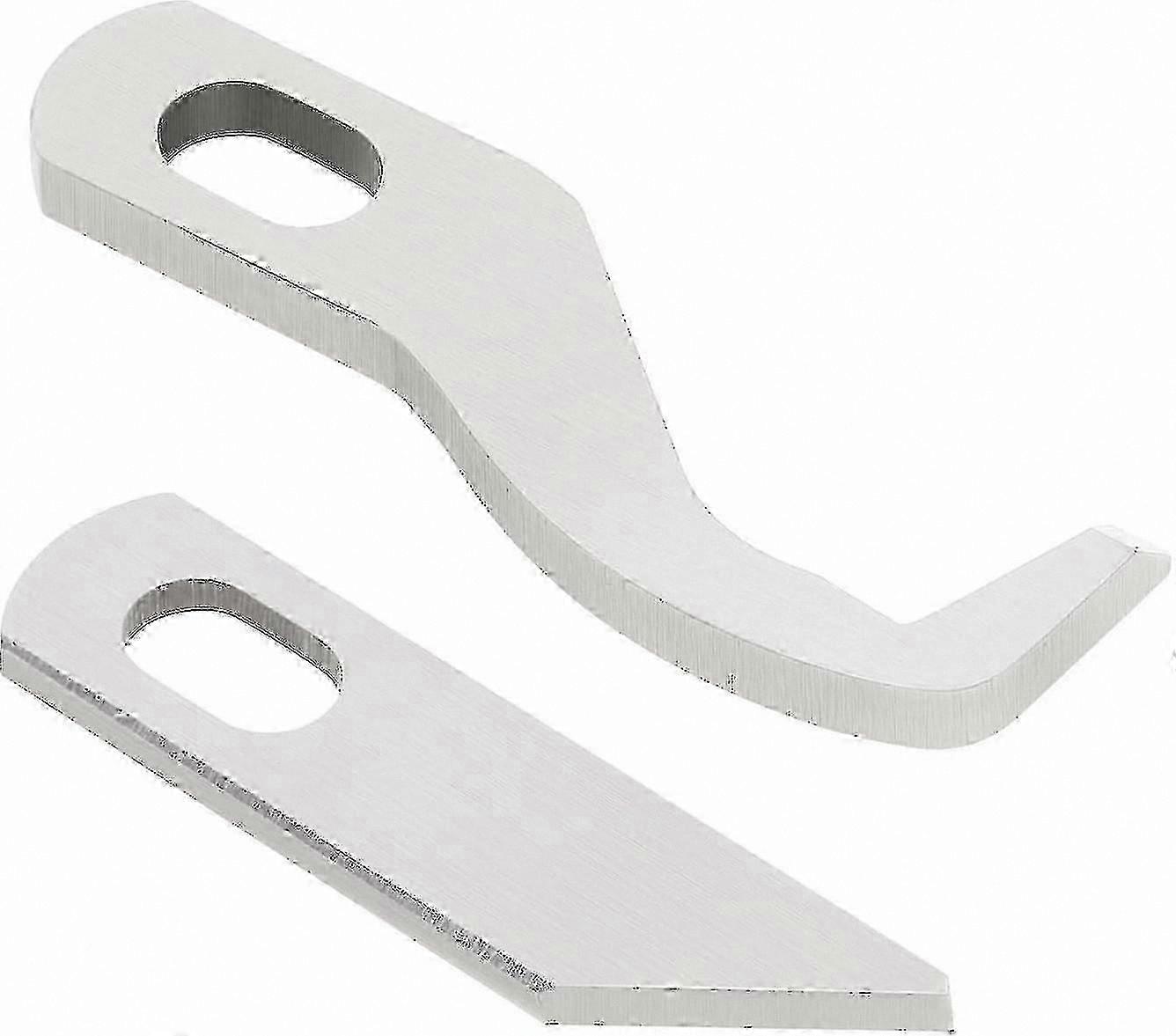 Overlock Knife Set, Upper & Lower Blades, Universal Fit for Sewing Machines