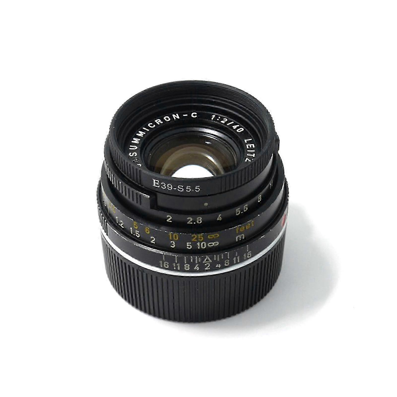 2025 Adapter for Leica E39 40mm Filter - Summicron-C (S5.5) Lens Mount Adapter Ring js