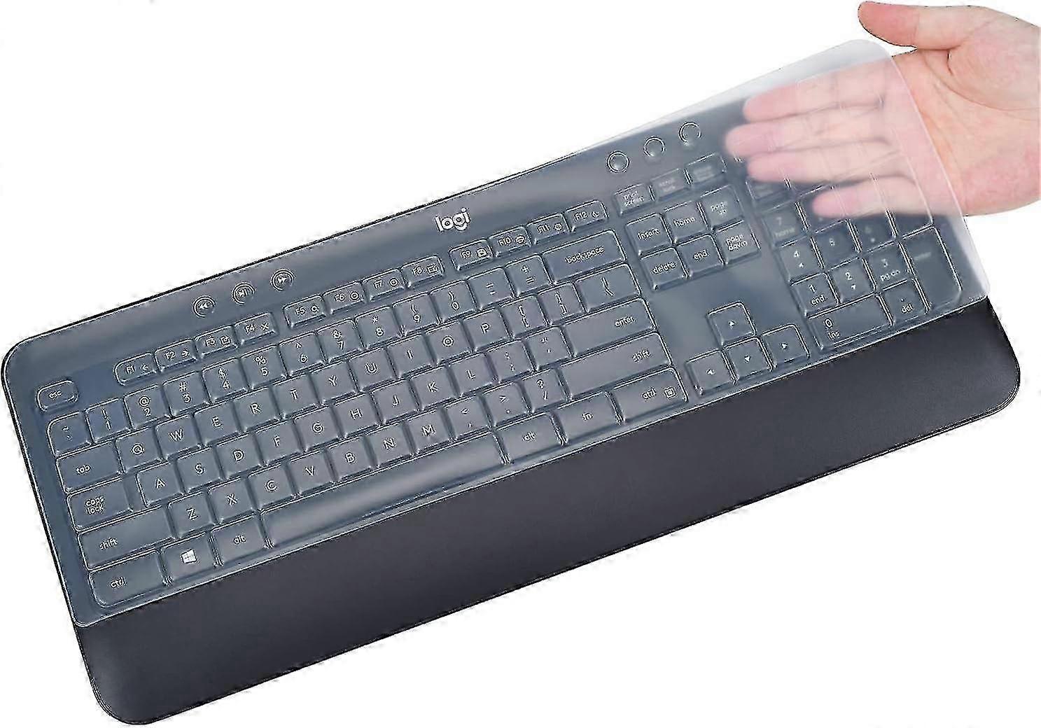 2025 Keyboard Cover Skin for Logitech MK545 MK540 Advanced Keyboard, Logitech MK545 Keyboard Protector, Logitech MK540 Silicone Keyboard Cover