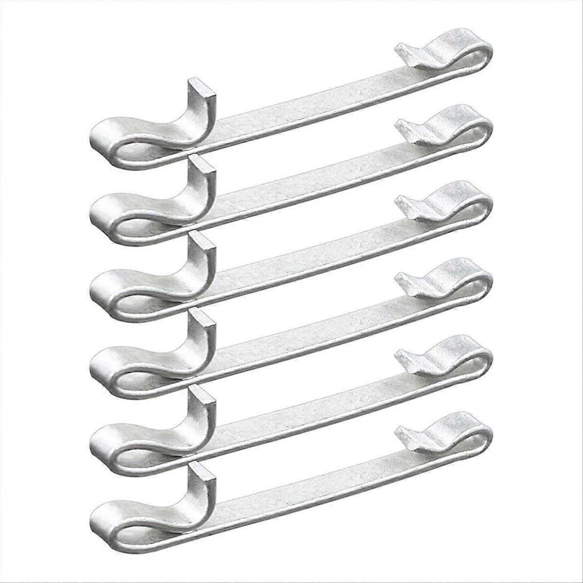 Upgrade Tool Box Drawer Slide Clamp 2-Inch Double Ring Tool 6pcs