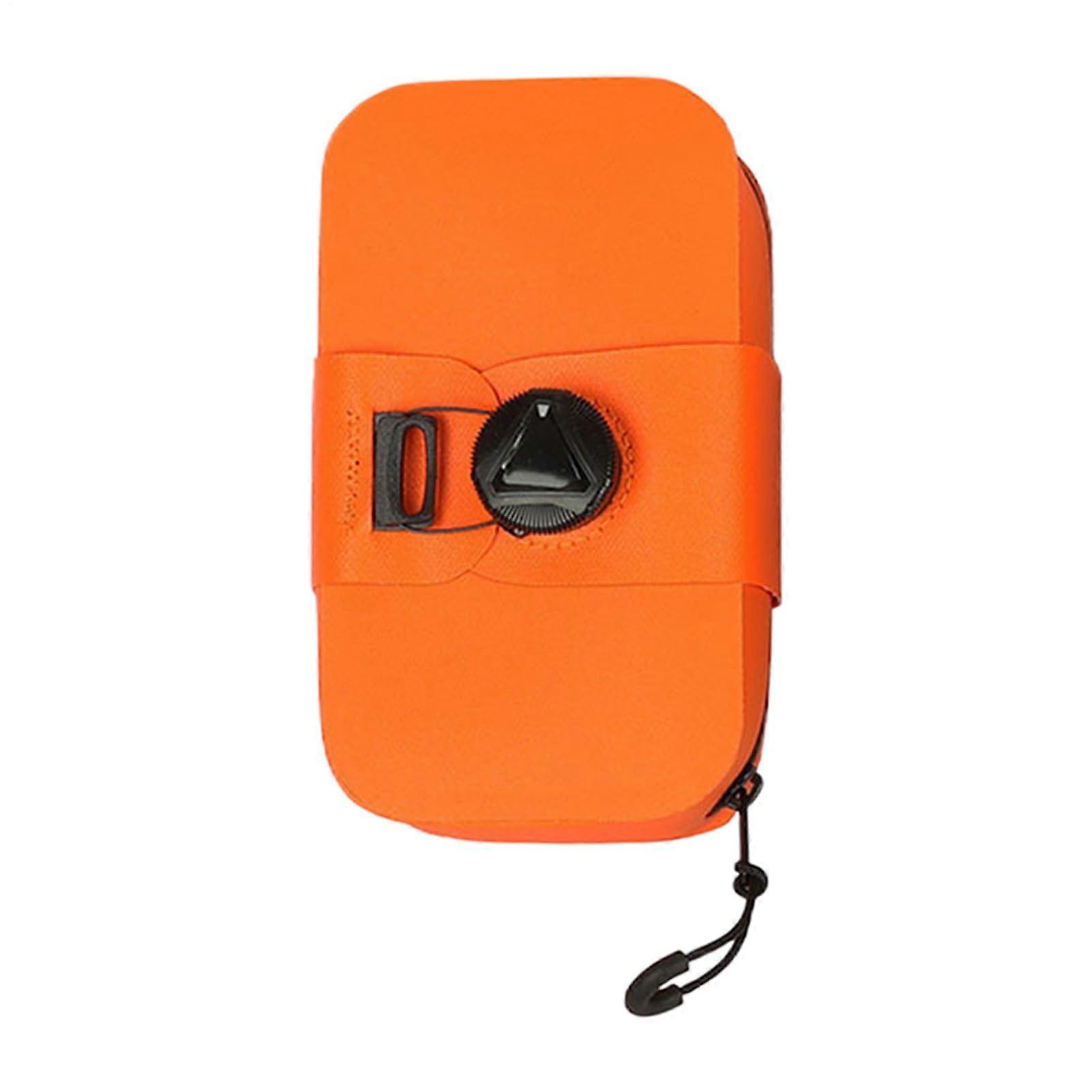 Bicycle Saddle Bag, Storage Tail Holder Case, For Racing, Touring, Commuting, Orange