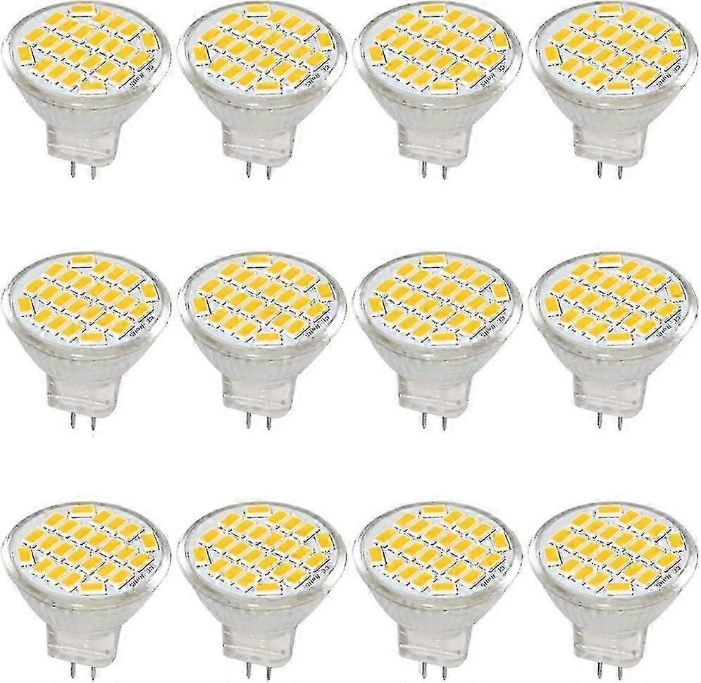Mr11 Gu4 LED 電球ライト DC/AC 10-30V 3W, 12V, 24V, 30W 相当ハロゲン電球 - ウォームホワイト 3000k
