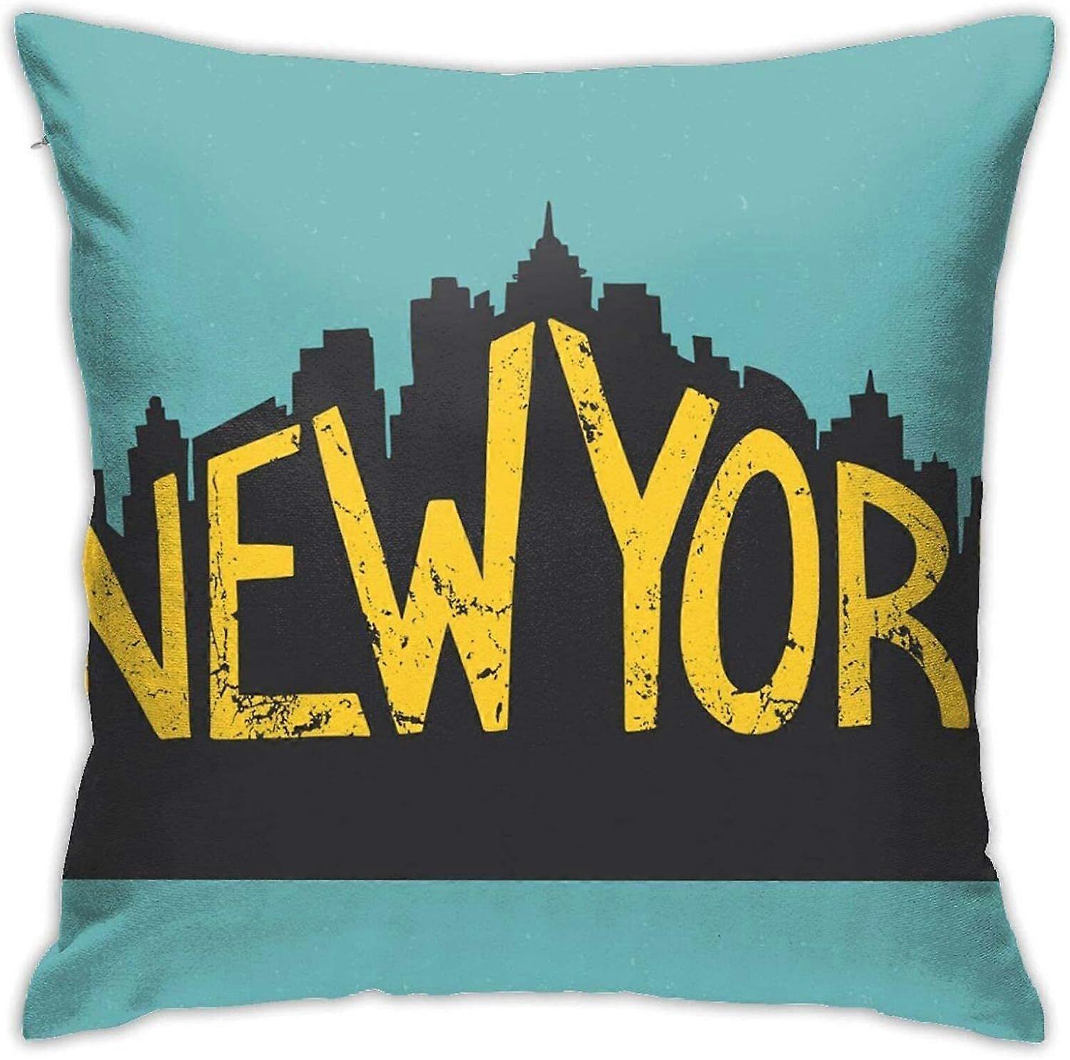 v755タイポグラフィスロー枕カバーホームデコラティブリビングルーム寝室ソファチェア18X18インチ枕カバー45X45cm-TB755 ij755
