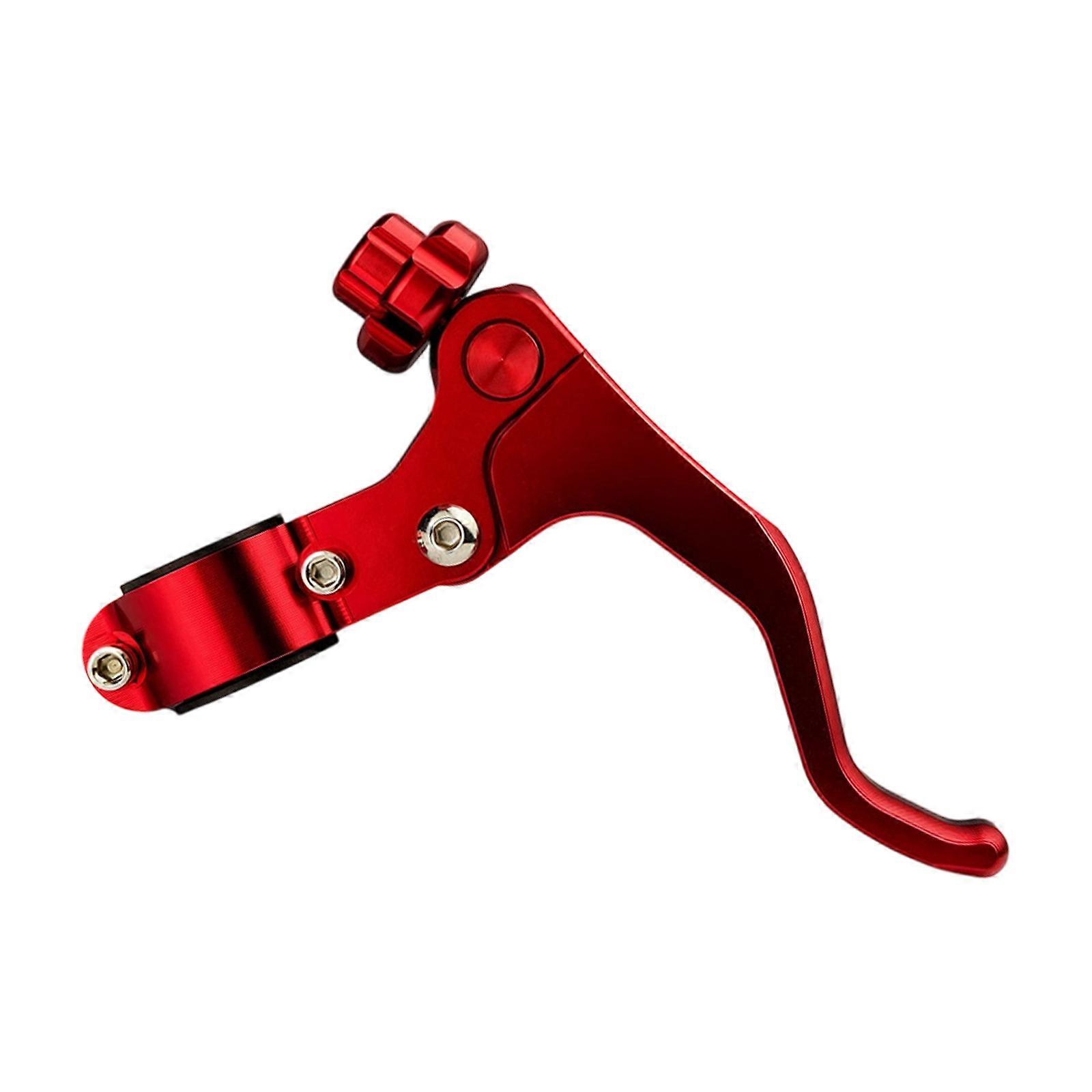 Motorcycle Clutch Handlebar Lever Aluminum Upgrade Kit Designed for Effortlessly Installation and Control Weatherproof  Red