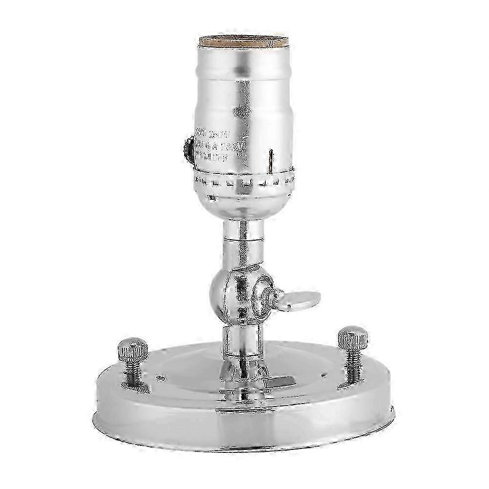 Vintage Light Holder E27 Wall Lamp with Switch for Home Use and Silver