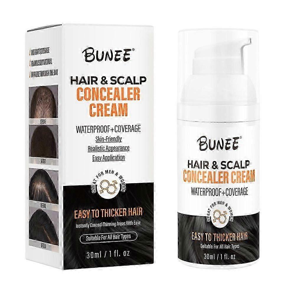 خافي عيوب للشعر مقاوم للماء للرجال ، تغطية الجذور ، كريم كامل ، كريم خافي عيوب للشعر وفروة الرأس ، قوي خط الشعر المقاوم للعرق