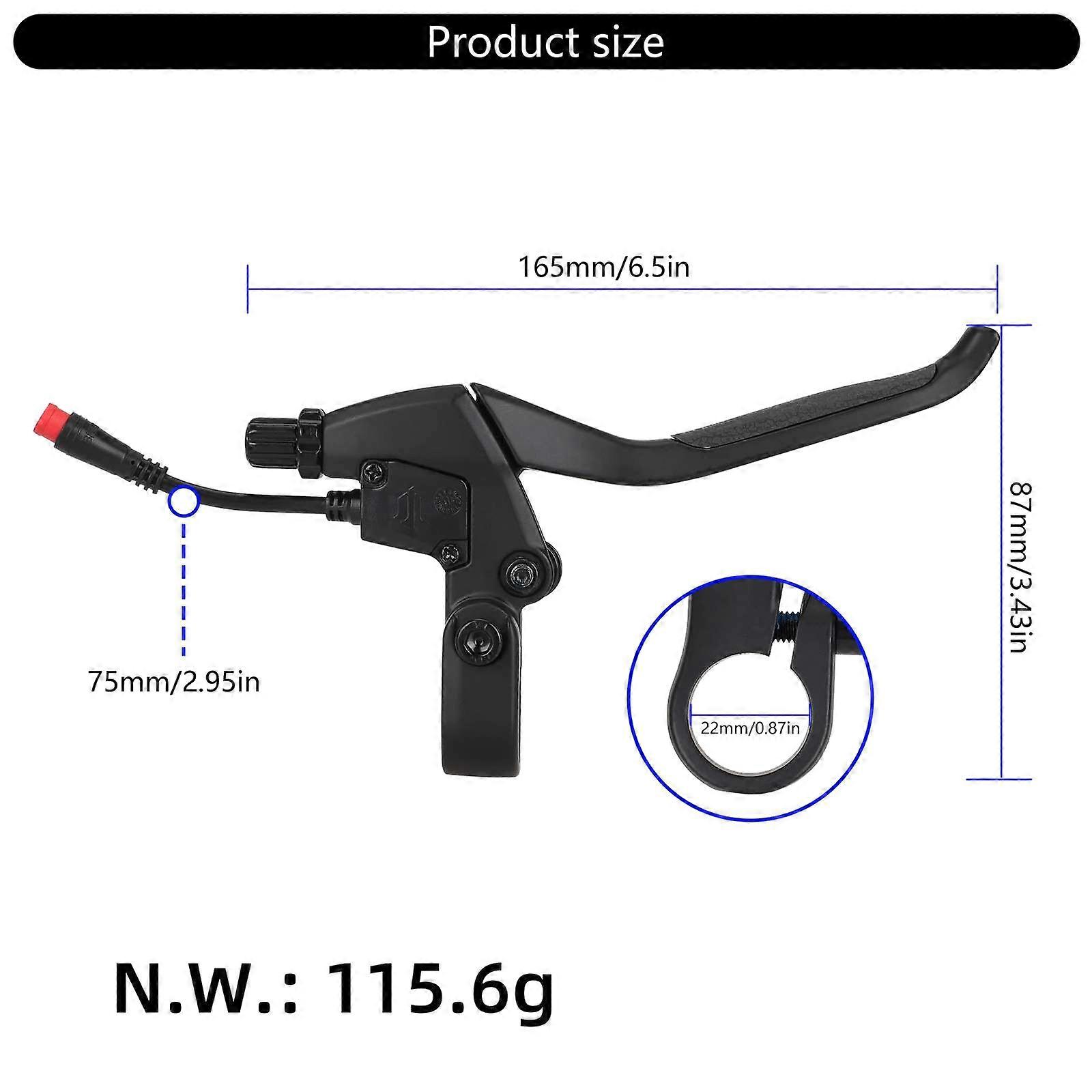 Immediate Brake accessories Lock Mechanism For EMAIL Motorcycles Thin ABS Component Hassle Complimentary Mounting Strengthened Safety Control