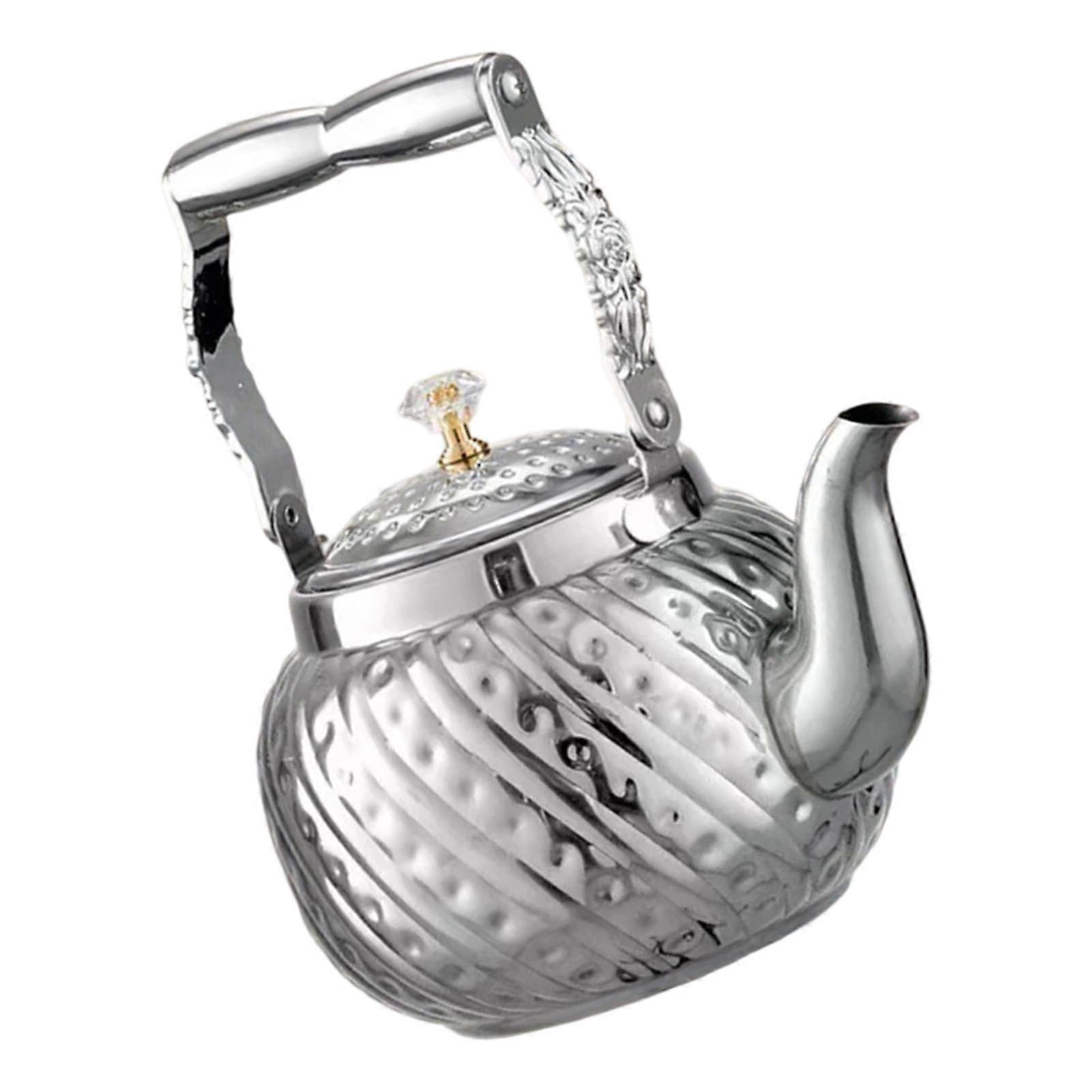 Ergonomic Handle Nonrust Steel Kettles 1.2/1.6/2L Hammered Fronts Design Safe Pouring For Various Age  The color of