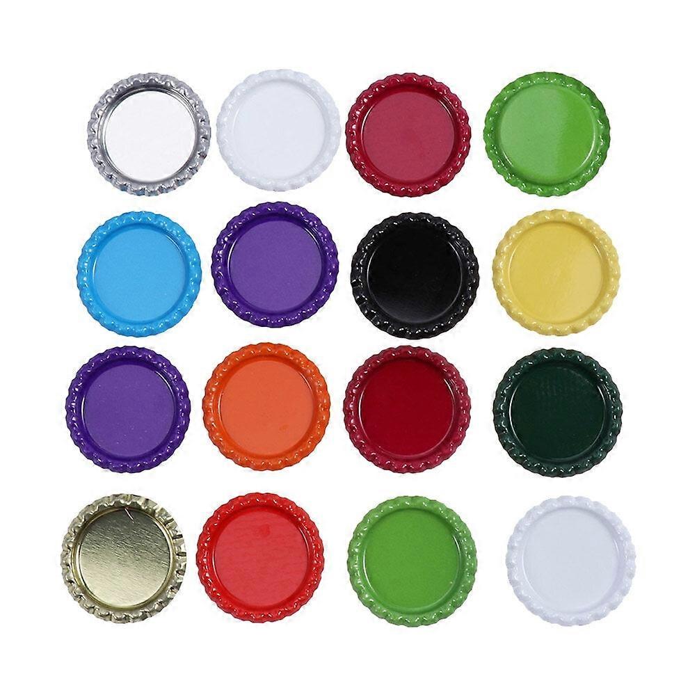 100 Stück Kunstprojekte Anhänger Bierdeckel Doppelseitig