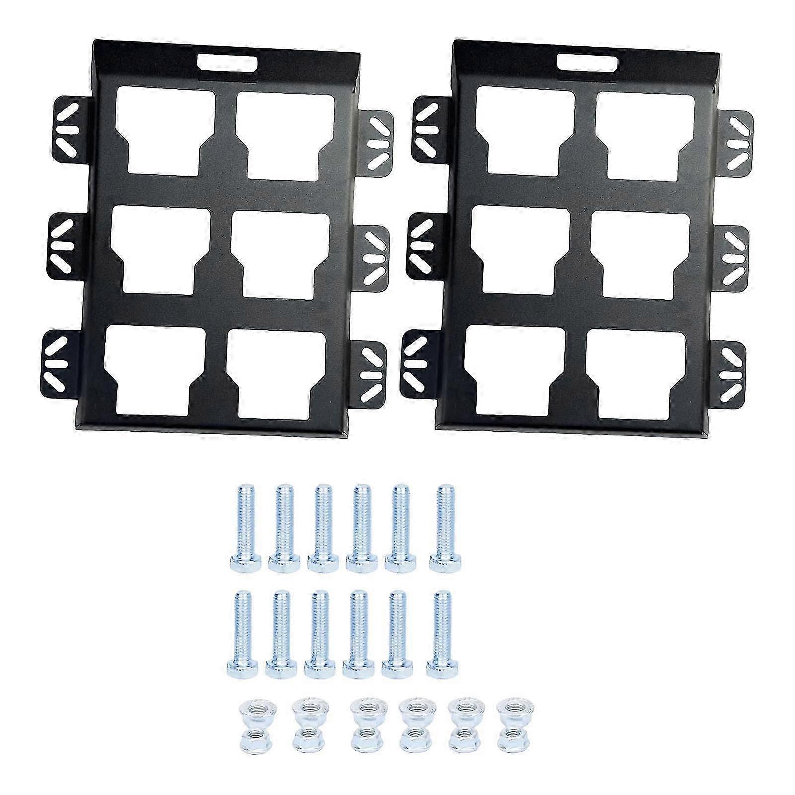 Packouts Wall Crate Storage Organizer for Power Tool Mounting Half Width Small Tool Holder Accessories Red Cs