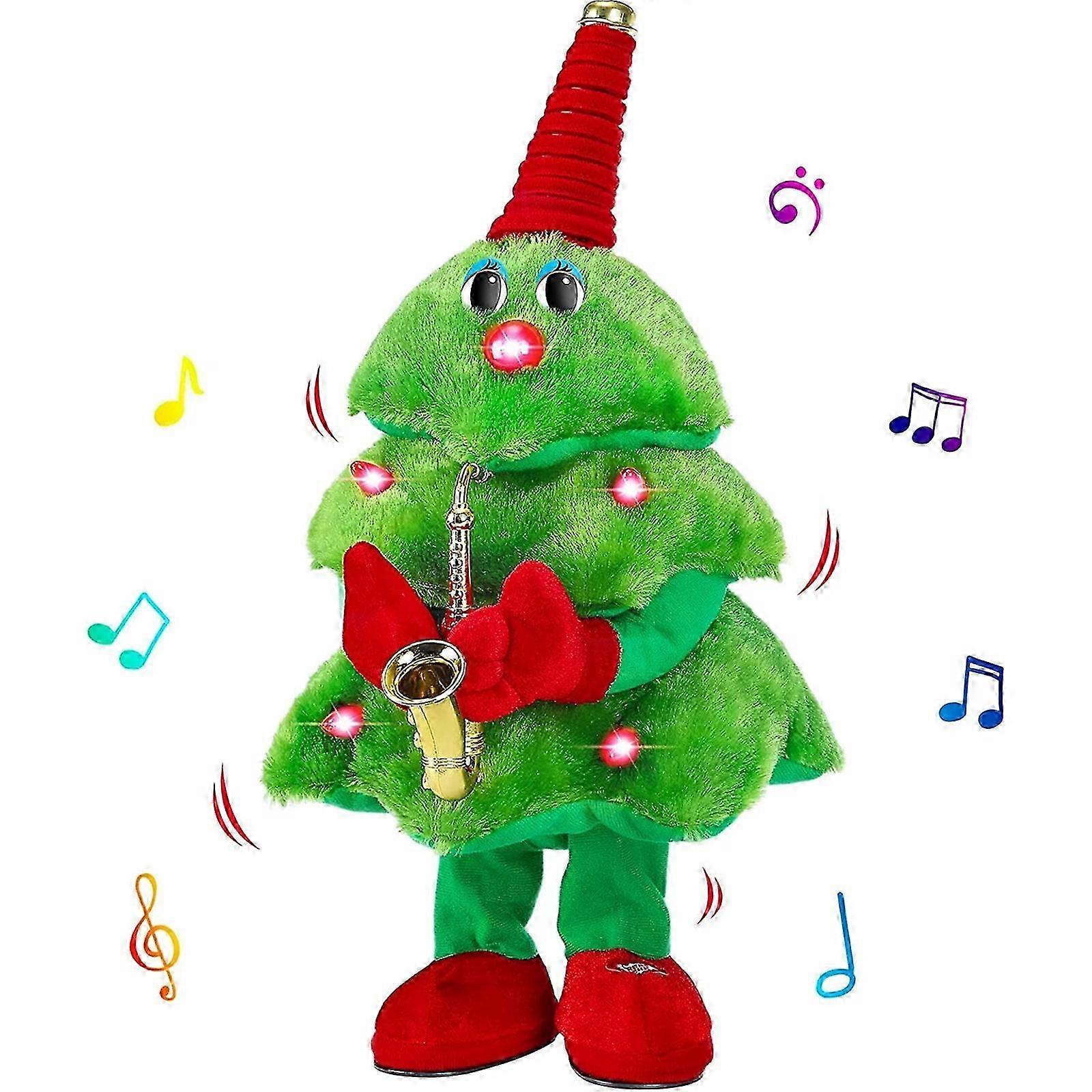 Animated Christmas Tree Toy for Family with Music and Movement