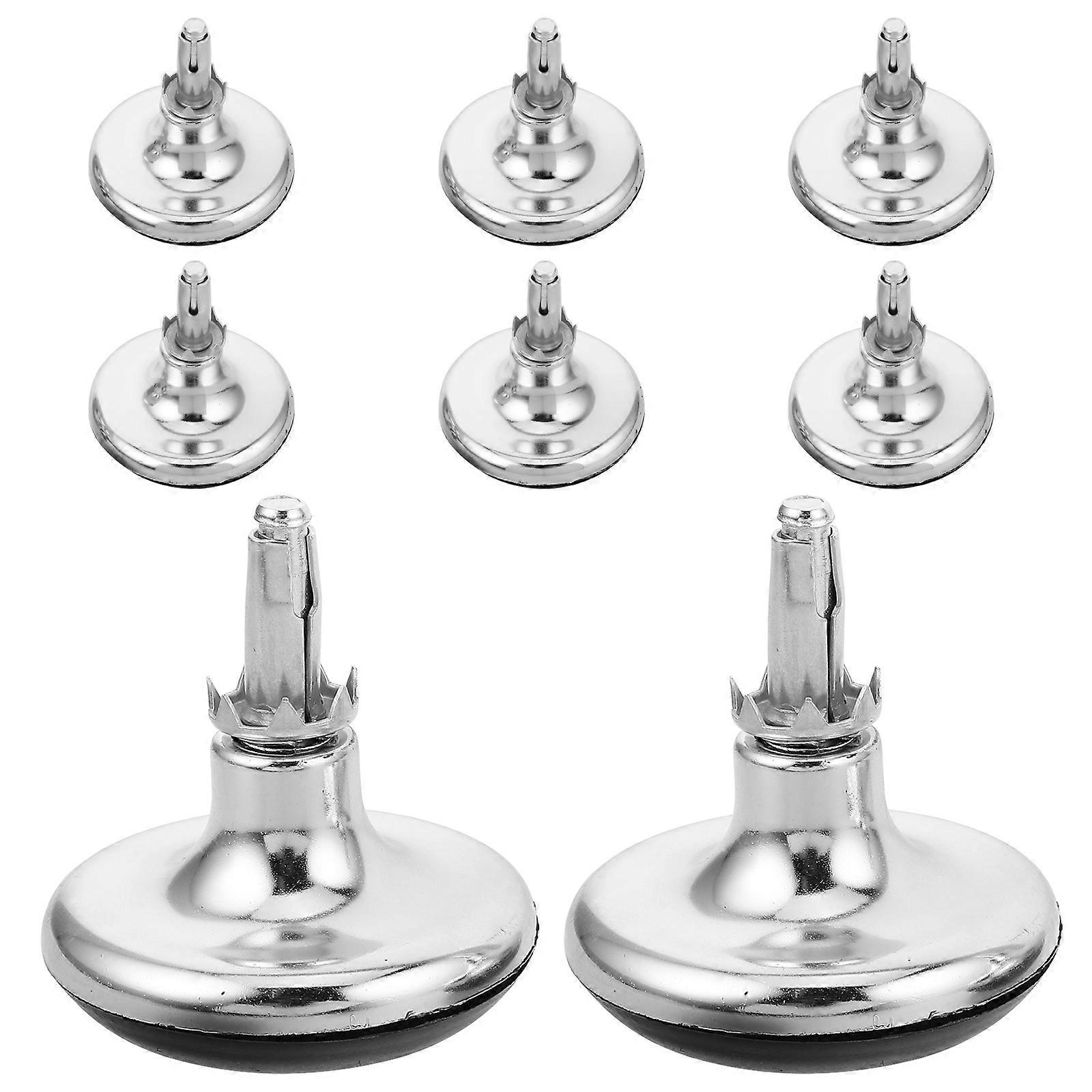 Furniture Legs for Sofa Bed Chair Feature Durable Build with 8Pcs Silver