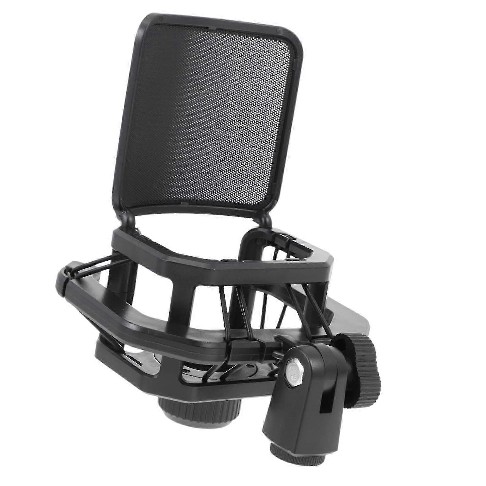 1 Piece AntiShock Microphone Stand Holder Shock Mount Table Mount Black