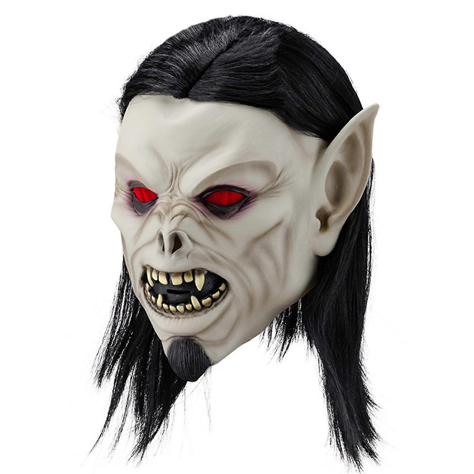 Halloween Character Mask Set With Exaggerated Expression Practical Latex Face Covering For Stage Performances  C
